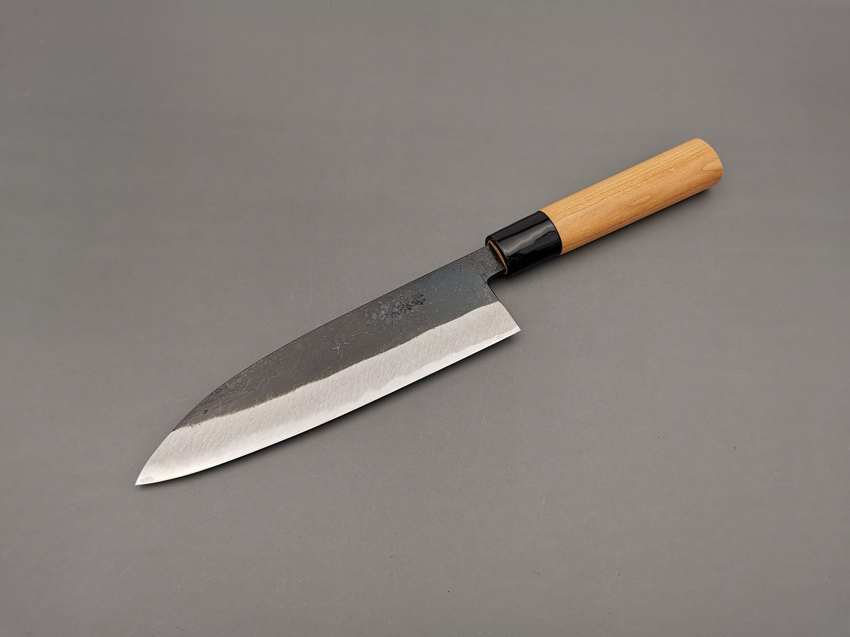 Daisuke Nishida knives: handmade White #1 steel from Kumamoto