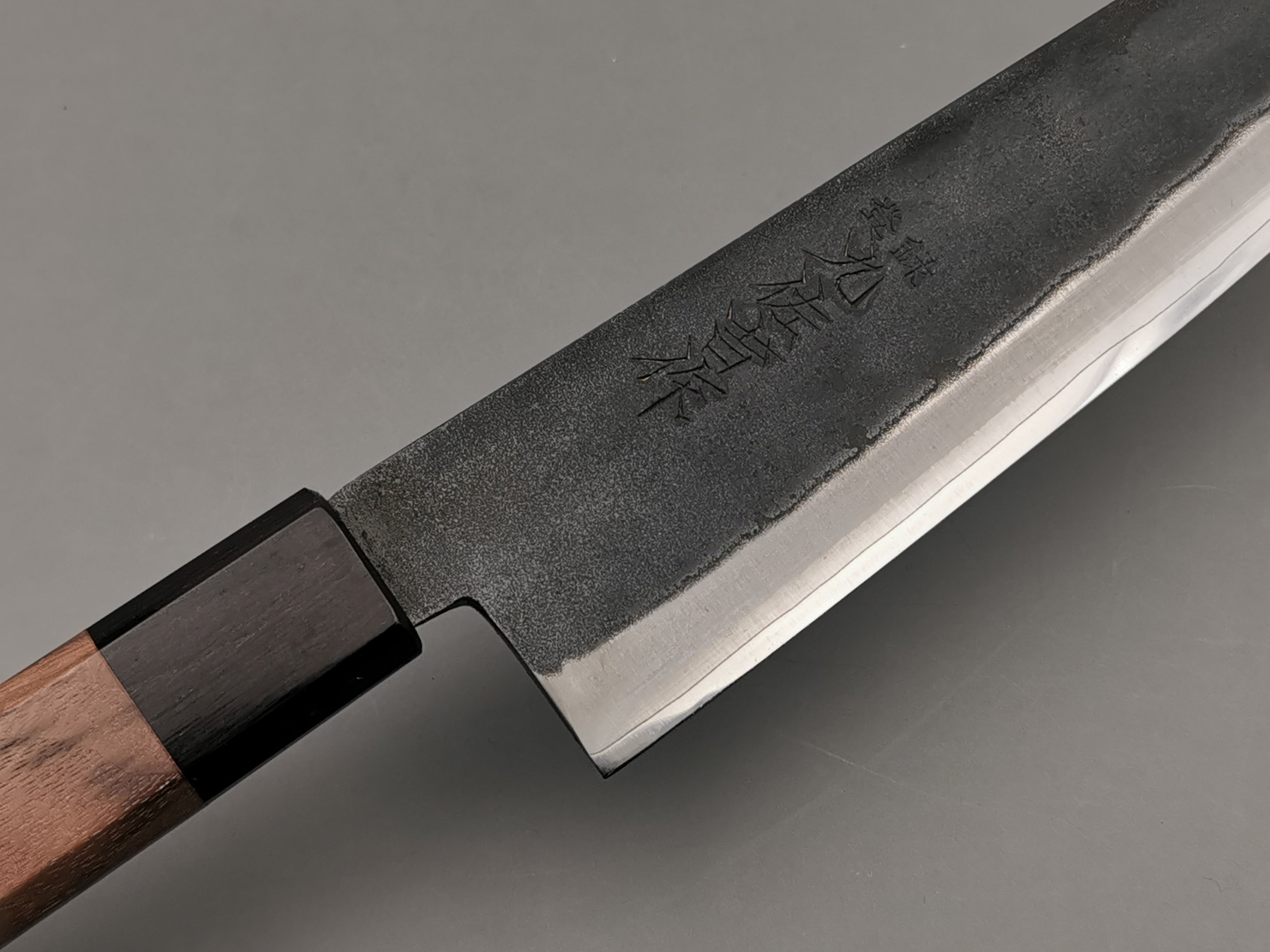 Japanese knife finishes - Kurouchi