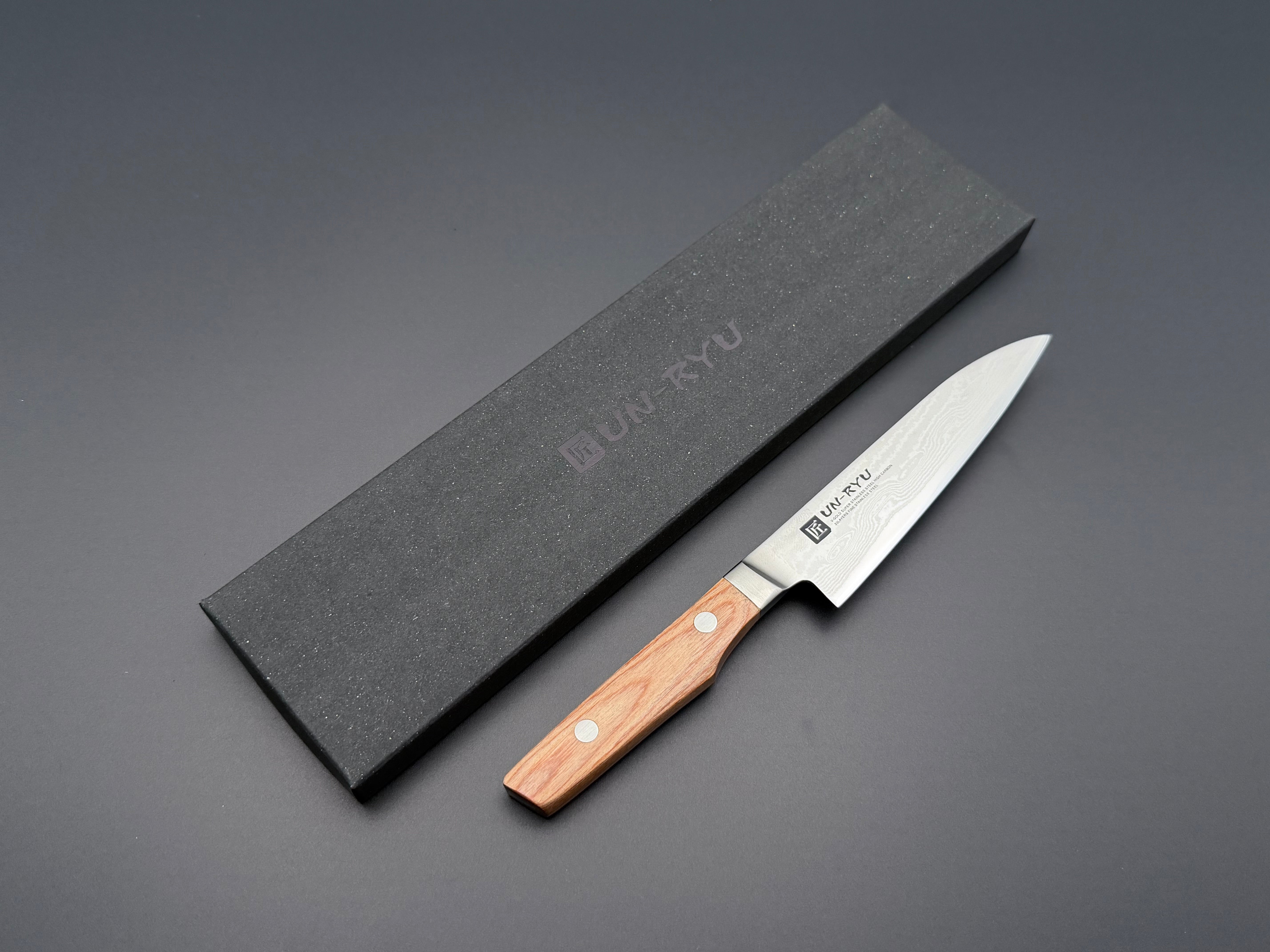Shimomura Un-Ryu VG10 Damascus Petty 120mm