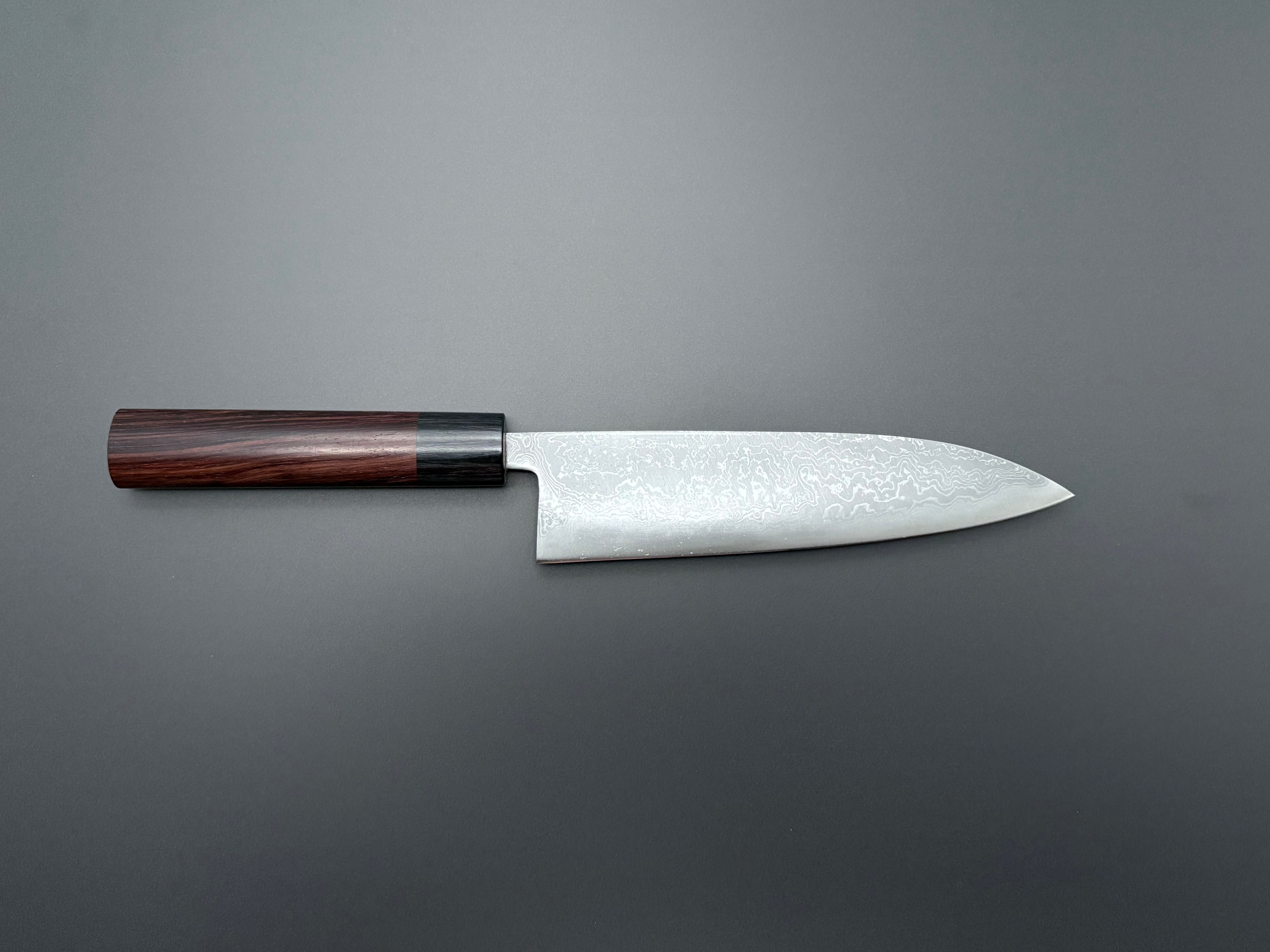 Tsutomu Kajiwara Blue #2 Damascus Gyuto 180mm