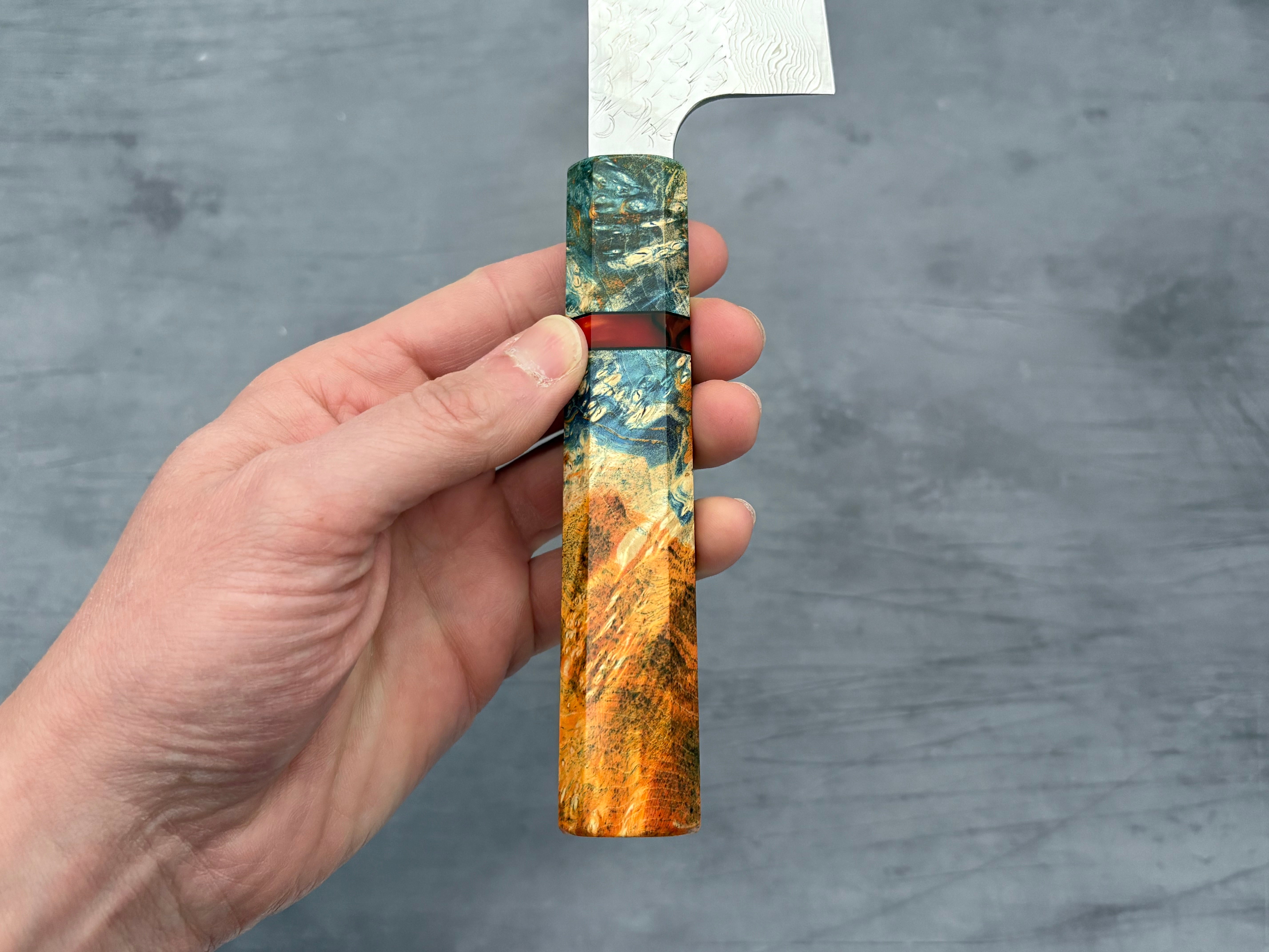 Nigara Hamono SG STRIX Damascus Gyuto 210mm x Letshandlethis