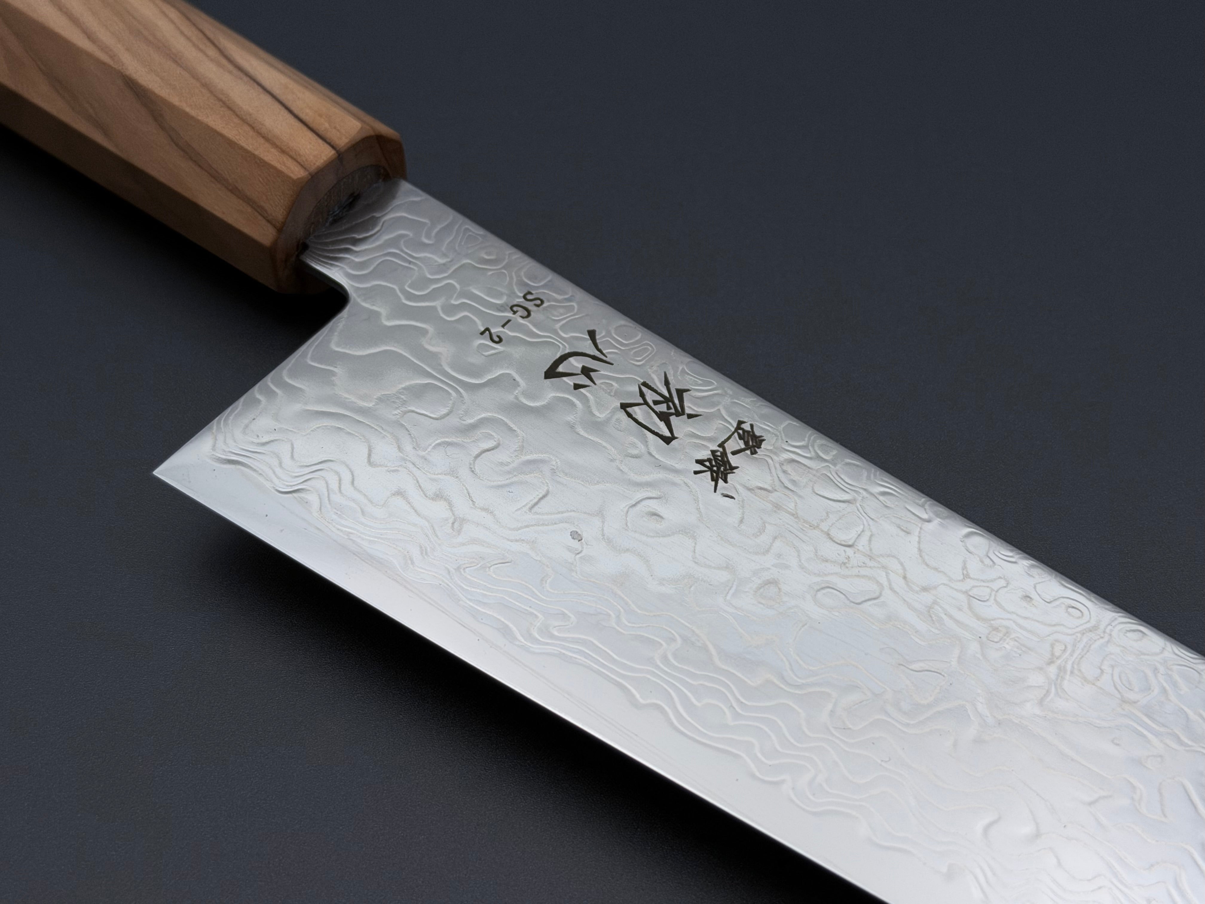 Hatsukokoro Ryuhyo SG2 Mirror Damascus Kiritsuke Gyuto 240mm