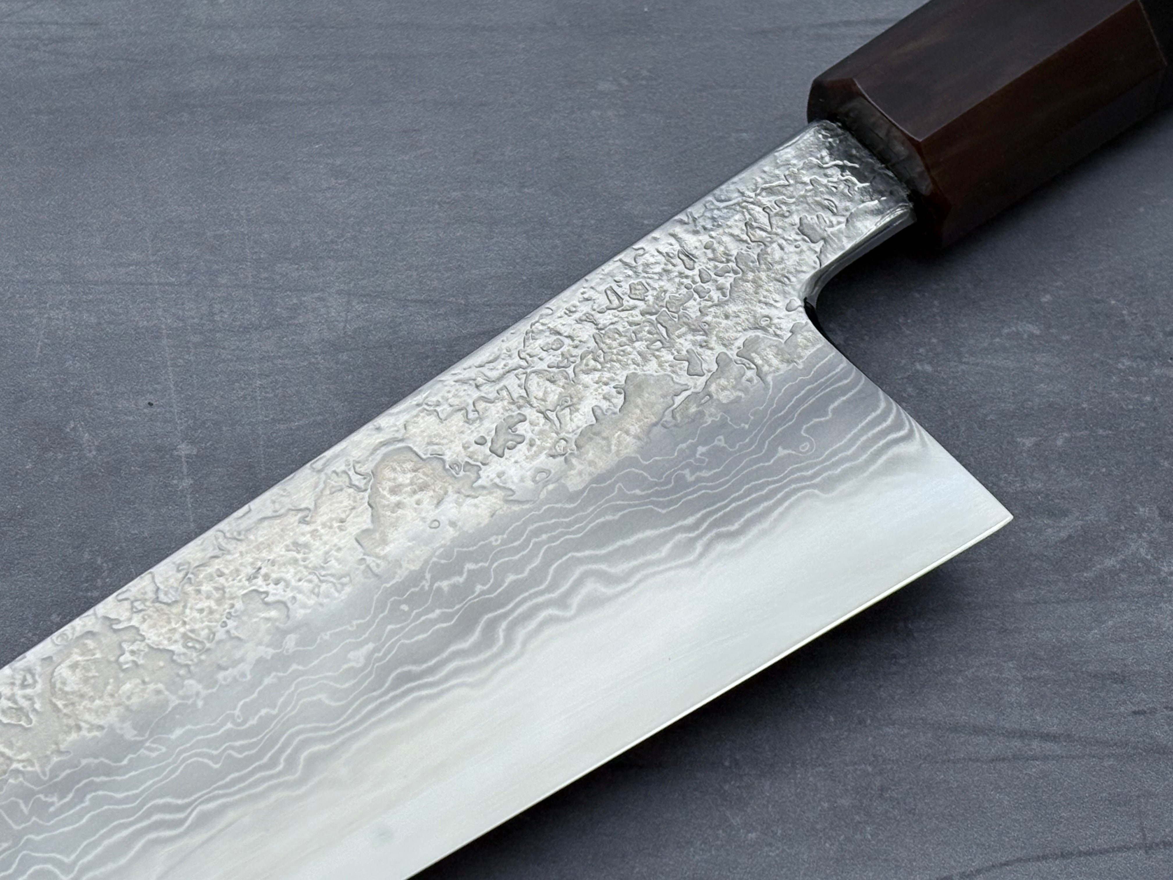 Masuda Yoshihide Blue #1 Damascus Gyuto 210mm
