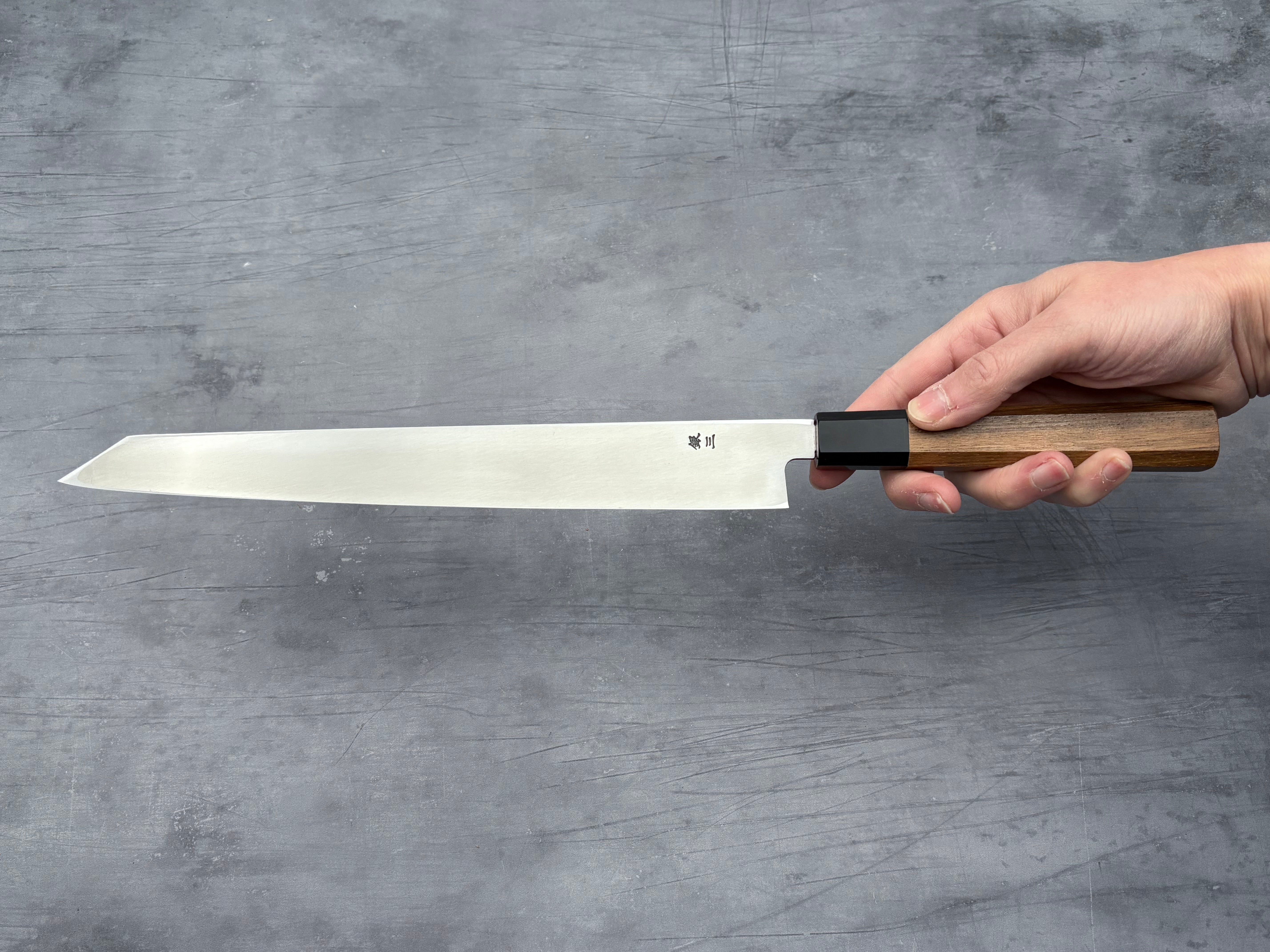 Hatsukokoro Shirasagi Ginsan Kiritsuke Yanagiba 300mm