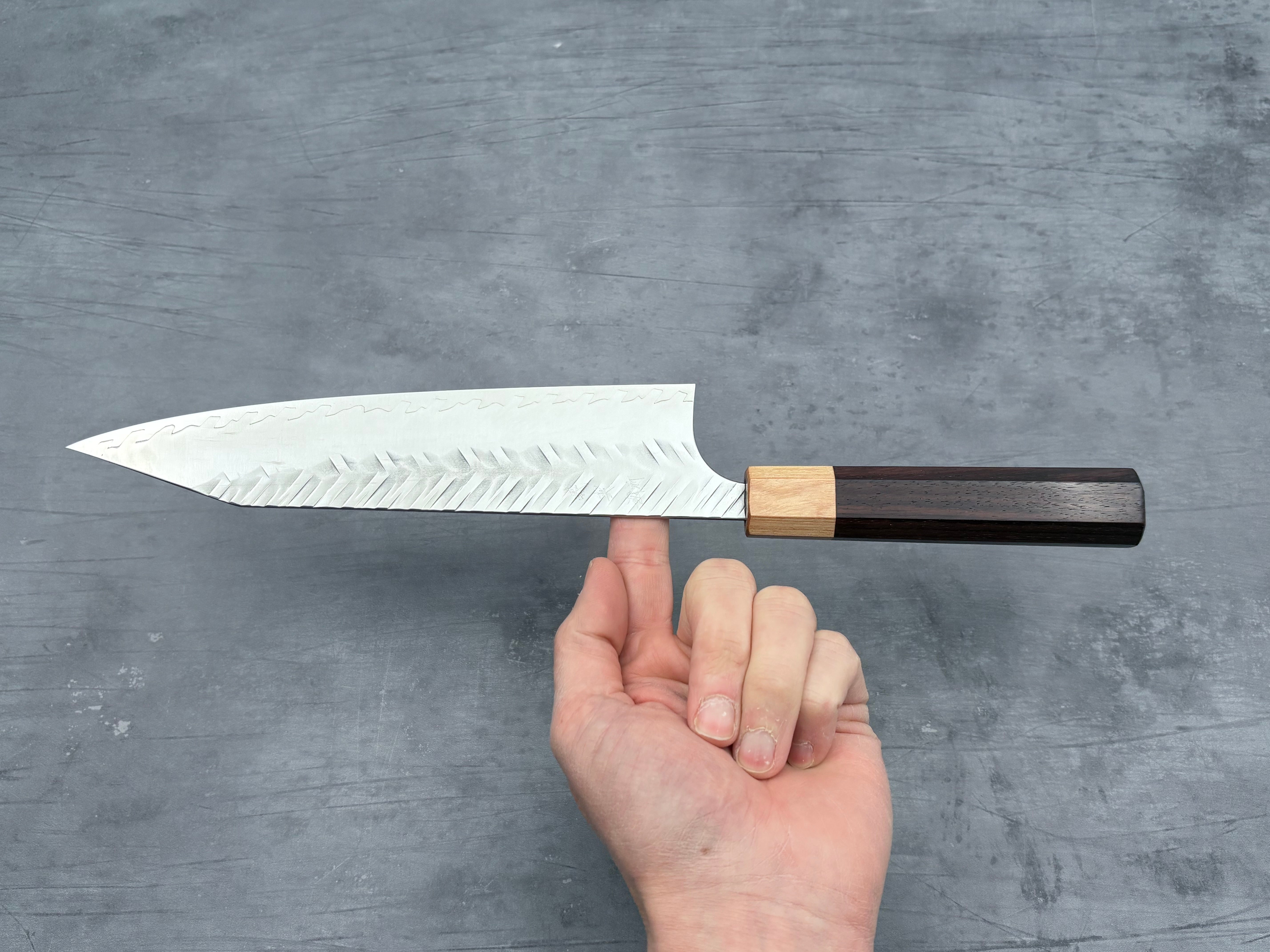Yoshimi Kato STRIX V-Tsuchime Kiritsuke Gyuto 210