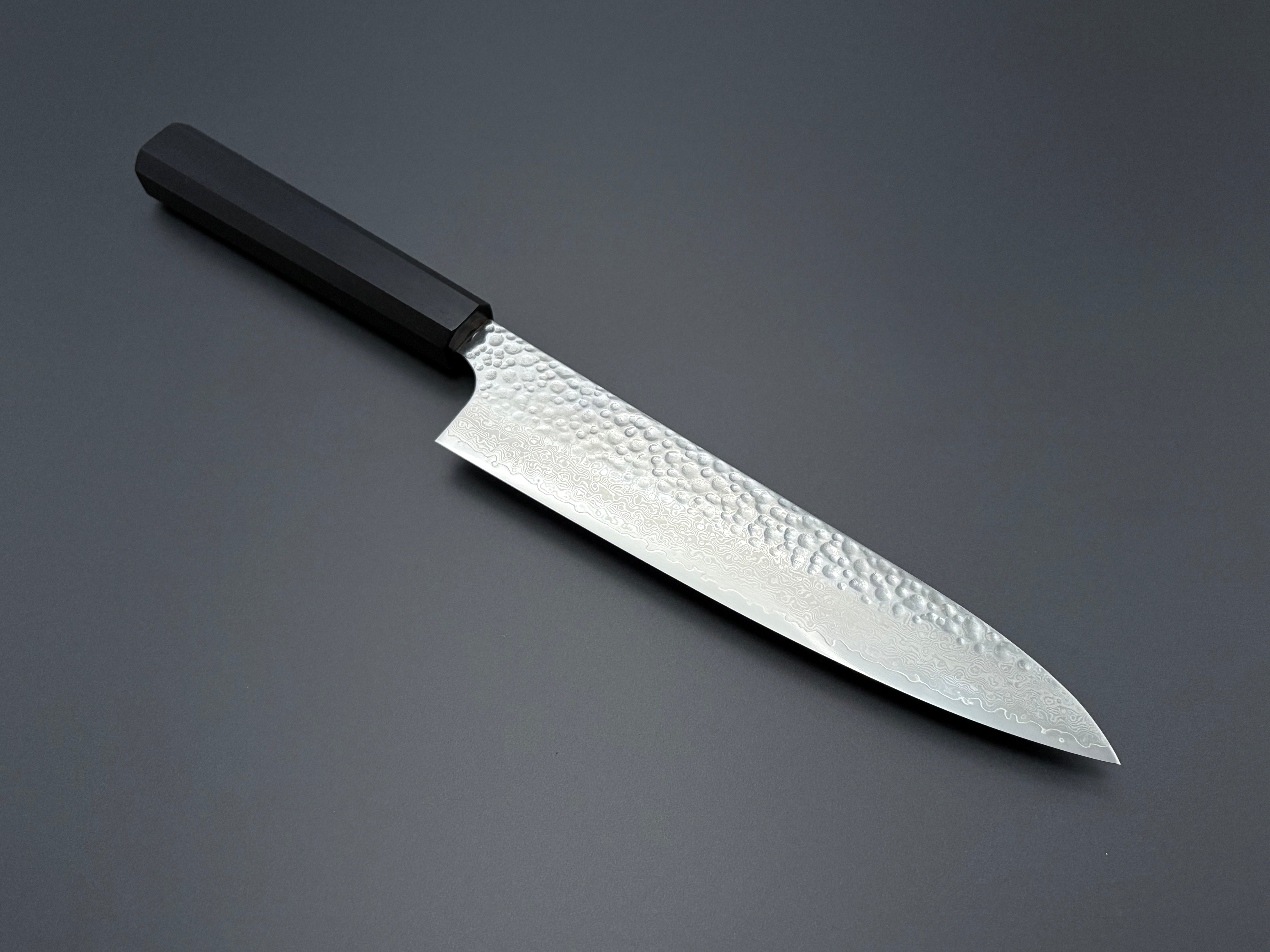 Hatsukokoro VG10 Damascus Tsuchime Gyuto 210mm