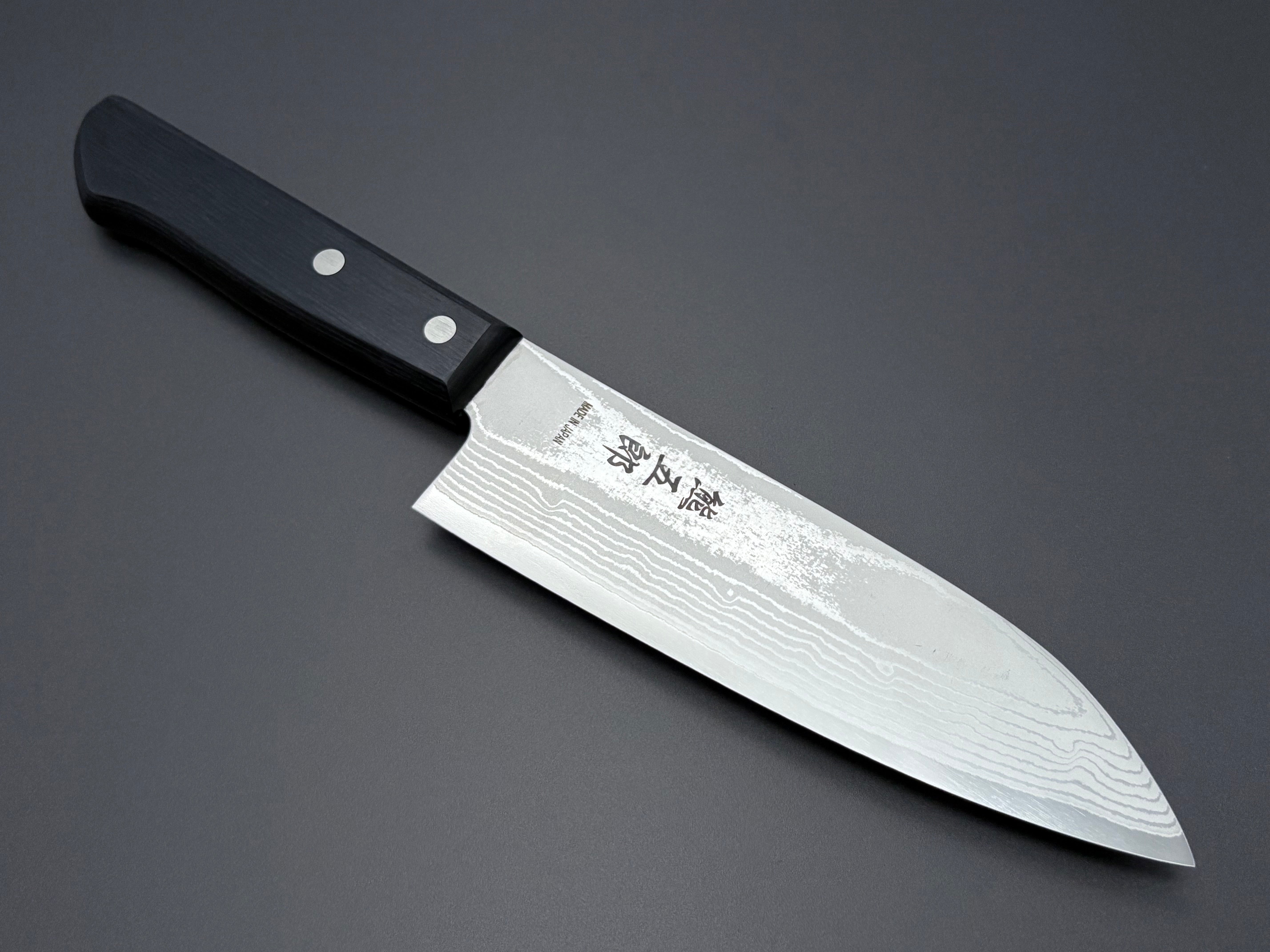 Tetsuhiro VG1 Damascus Santoku