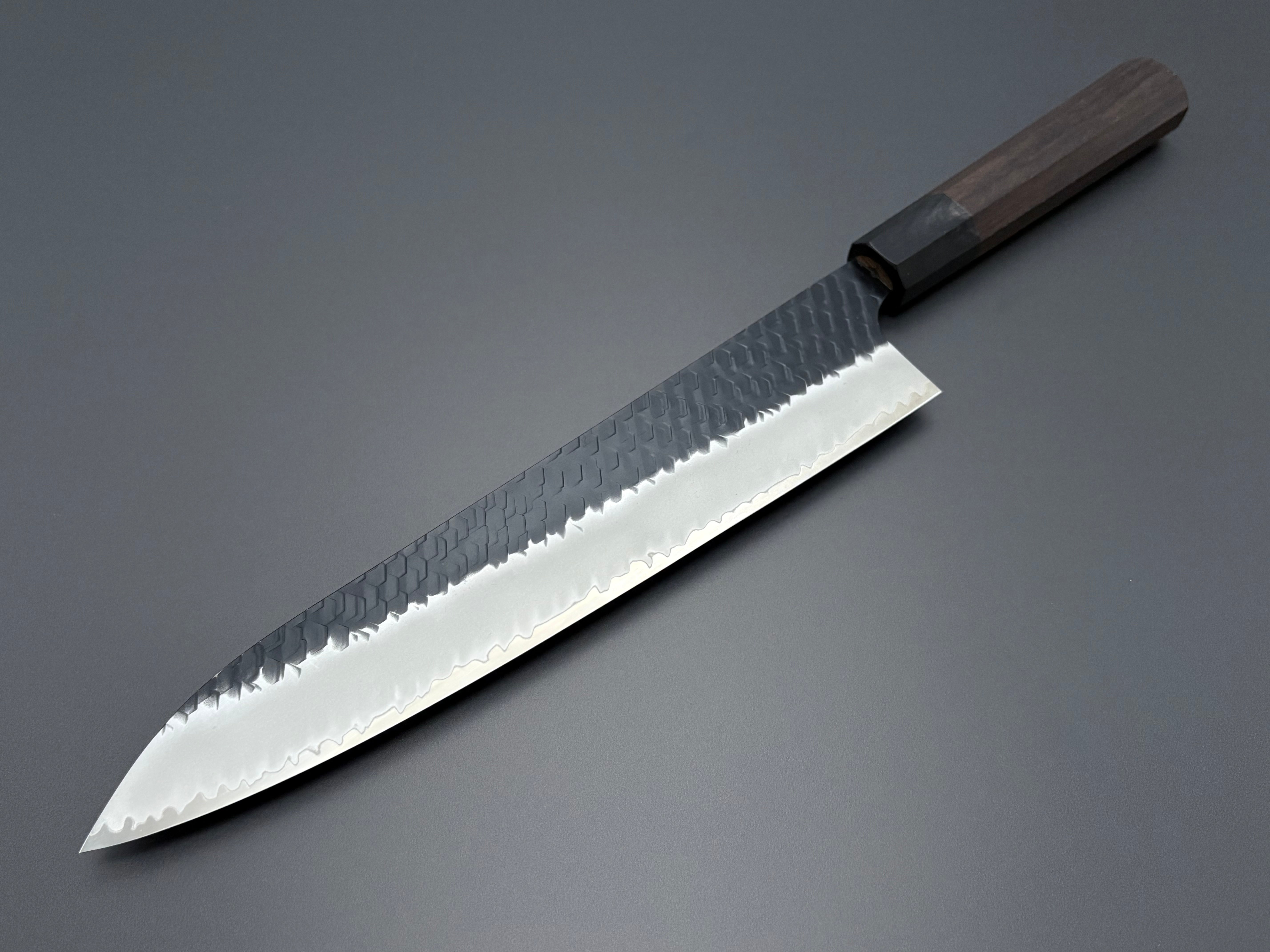 Nigara Hamono SG2 Kurouchi Tsuchime Gyuto 270mm