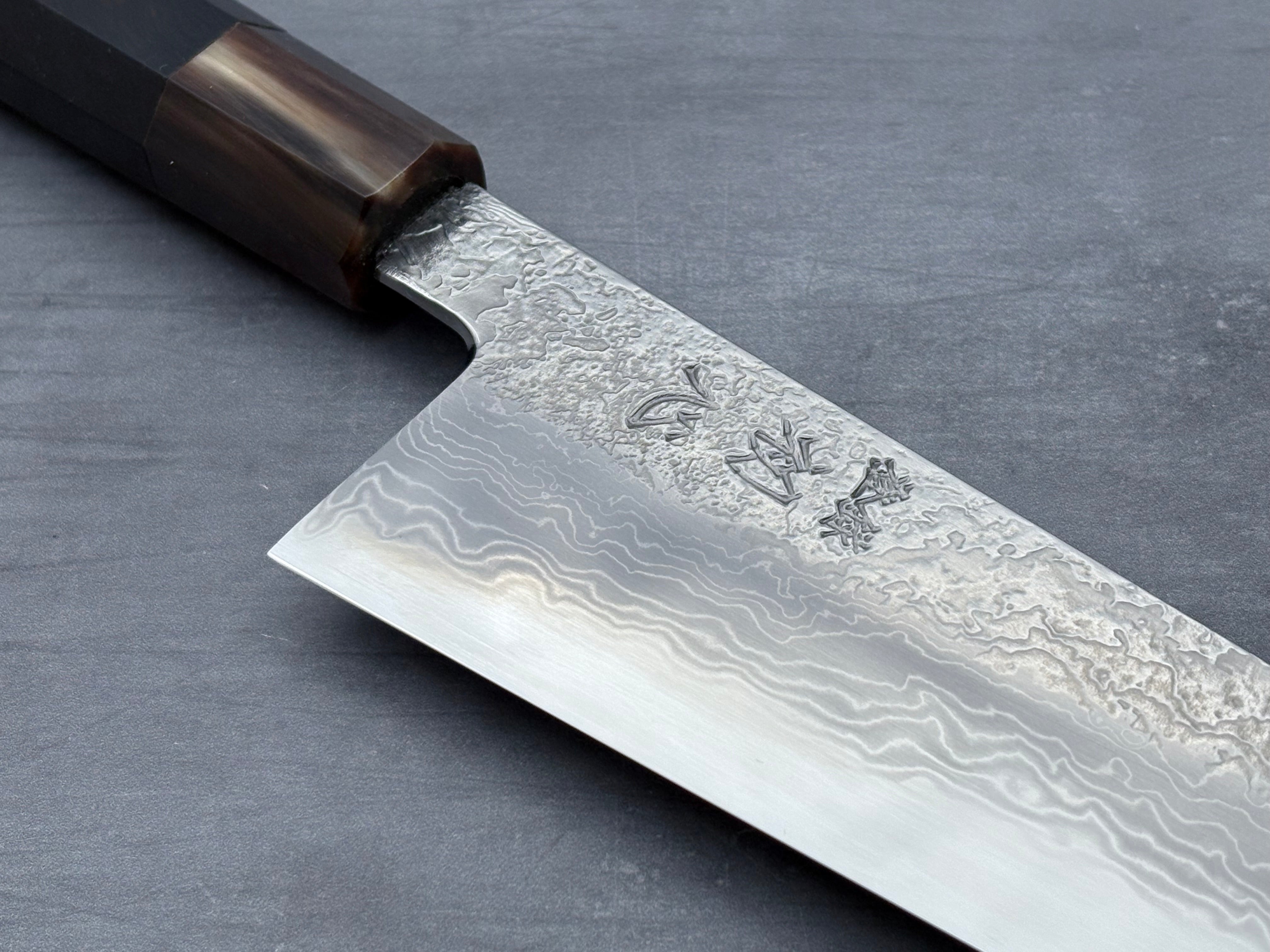Masuda Yoshihide Blue #1 Damascus Gyuto 210mm