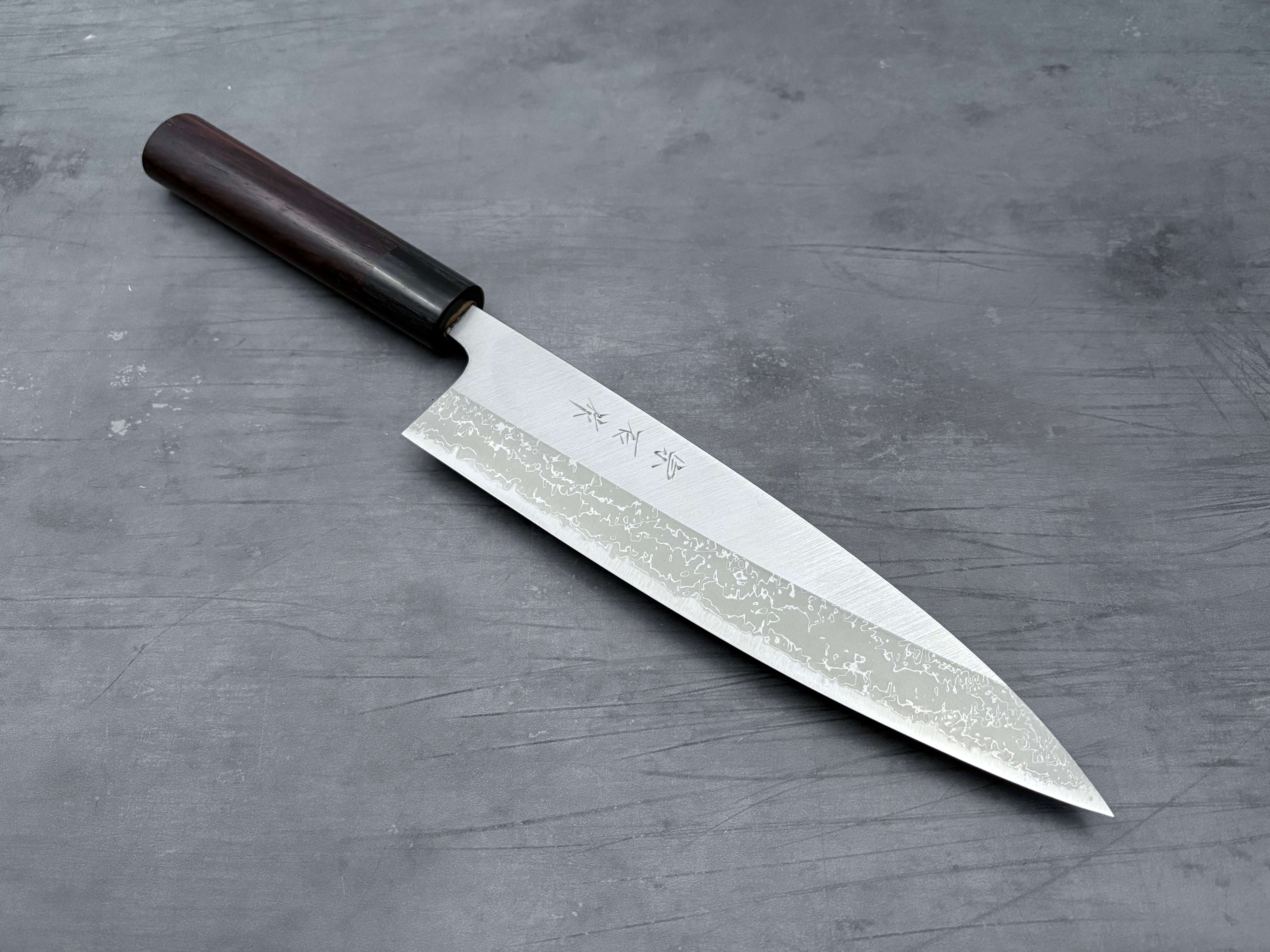 Muneishi Aogami Damascus Gyuto 210mm