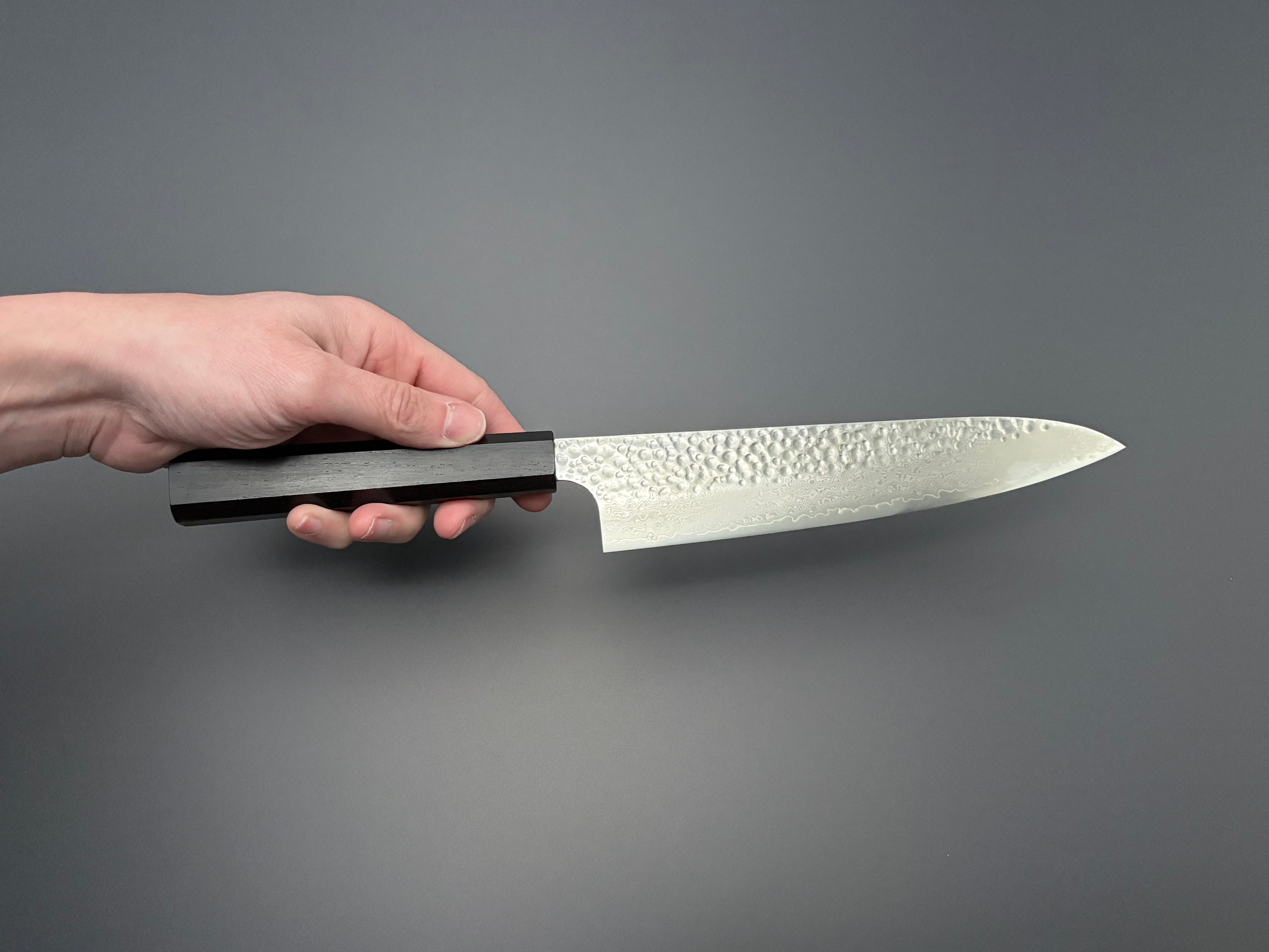 Hatsukokoro VG10 Damascus Tsuchime Gyuto 210mm