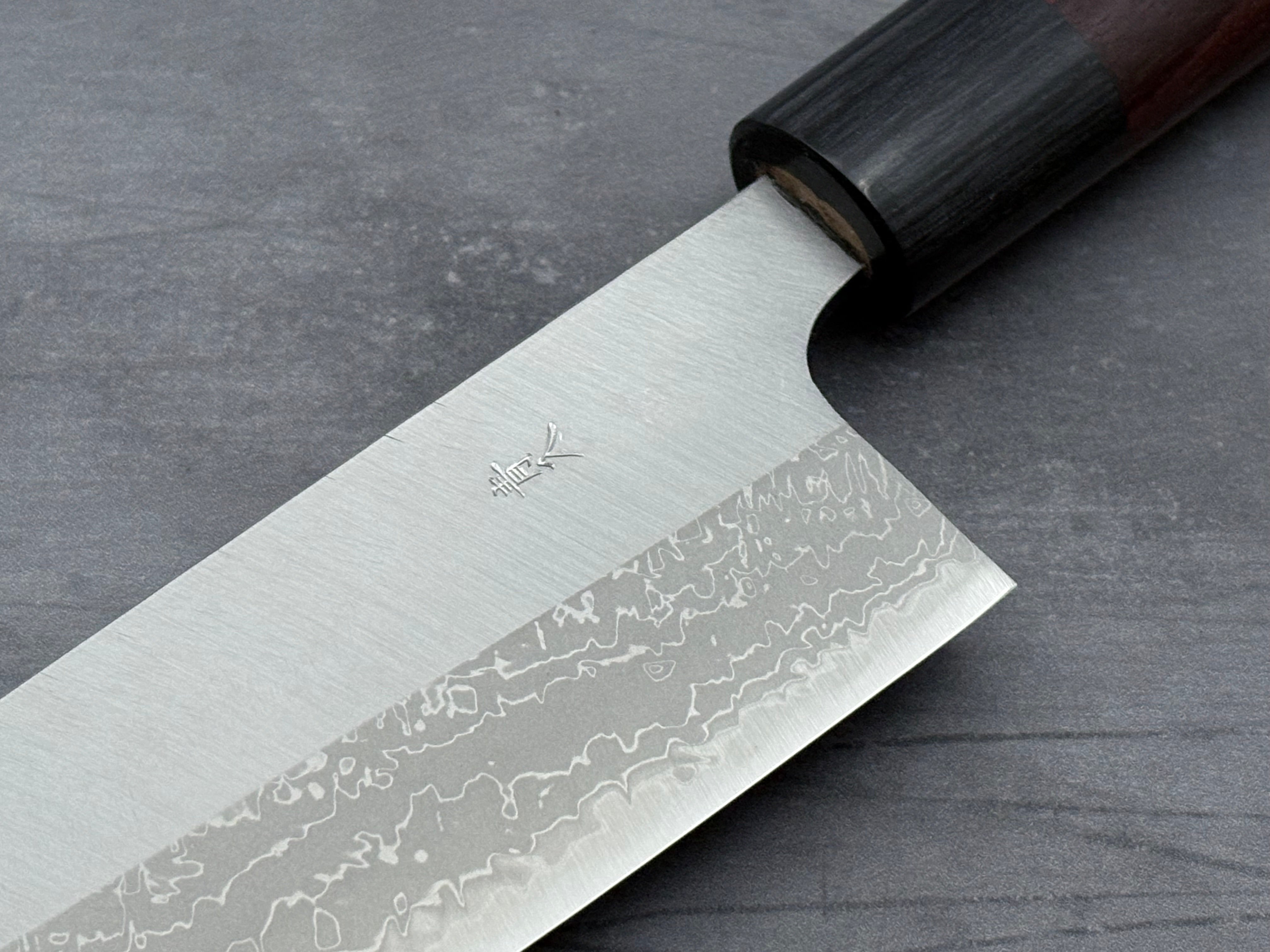 Muneishi Aogami Damascus Santoku