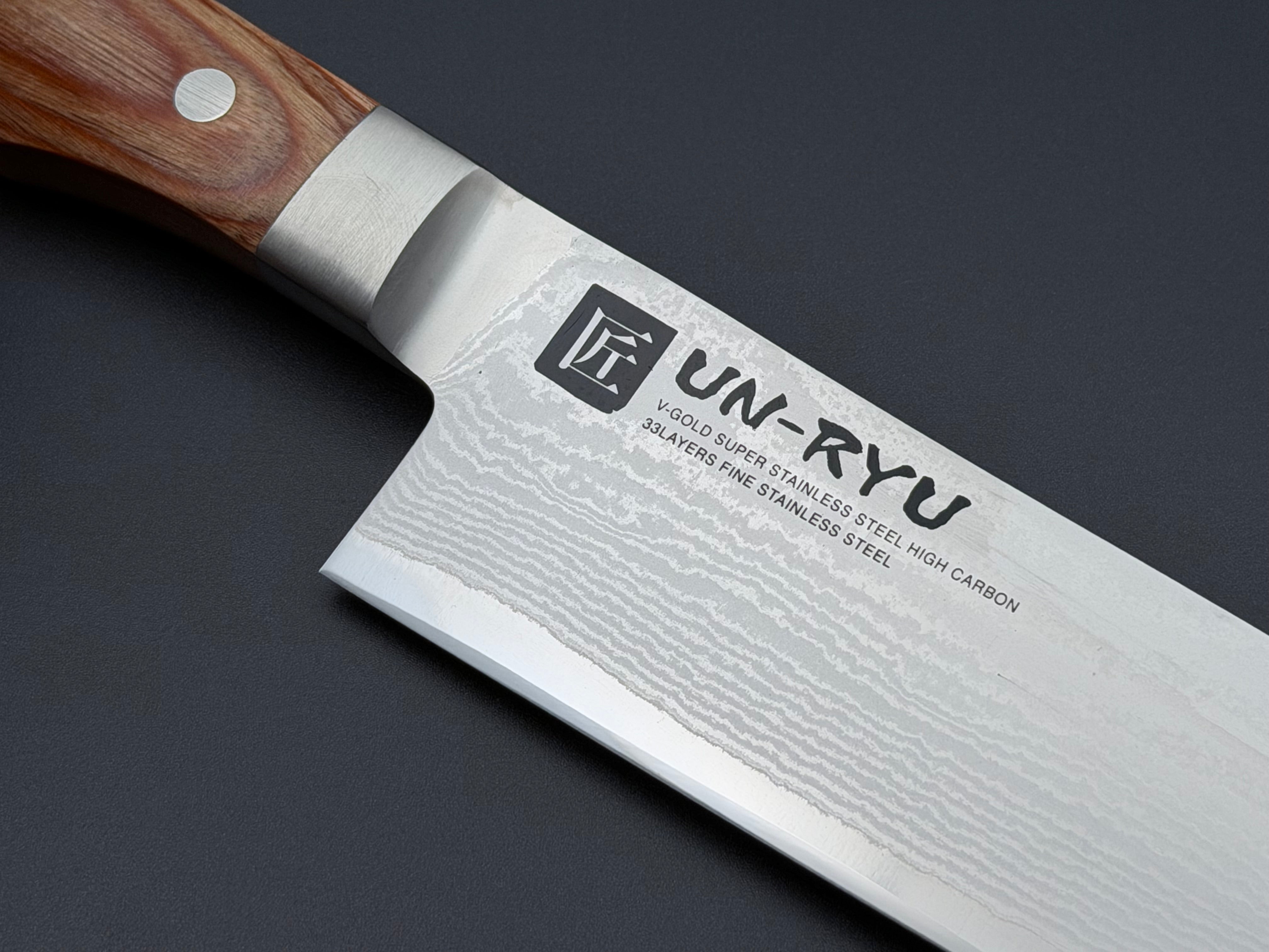Shimomura Un-Ryu VG10 Damascus Gyuto 210mm