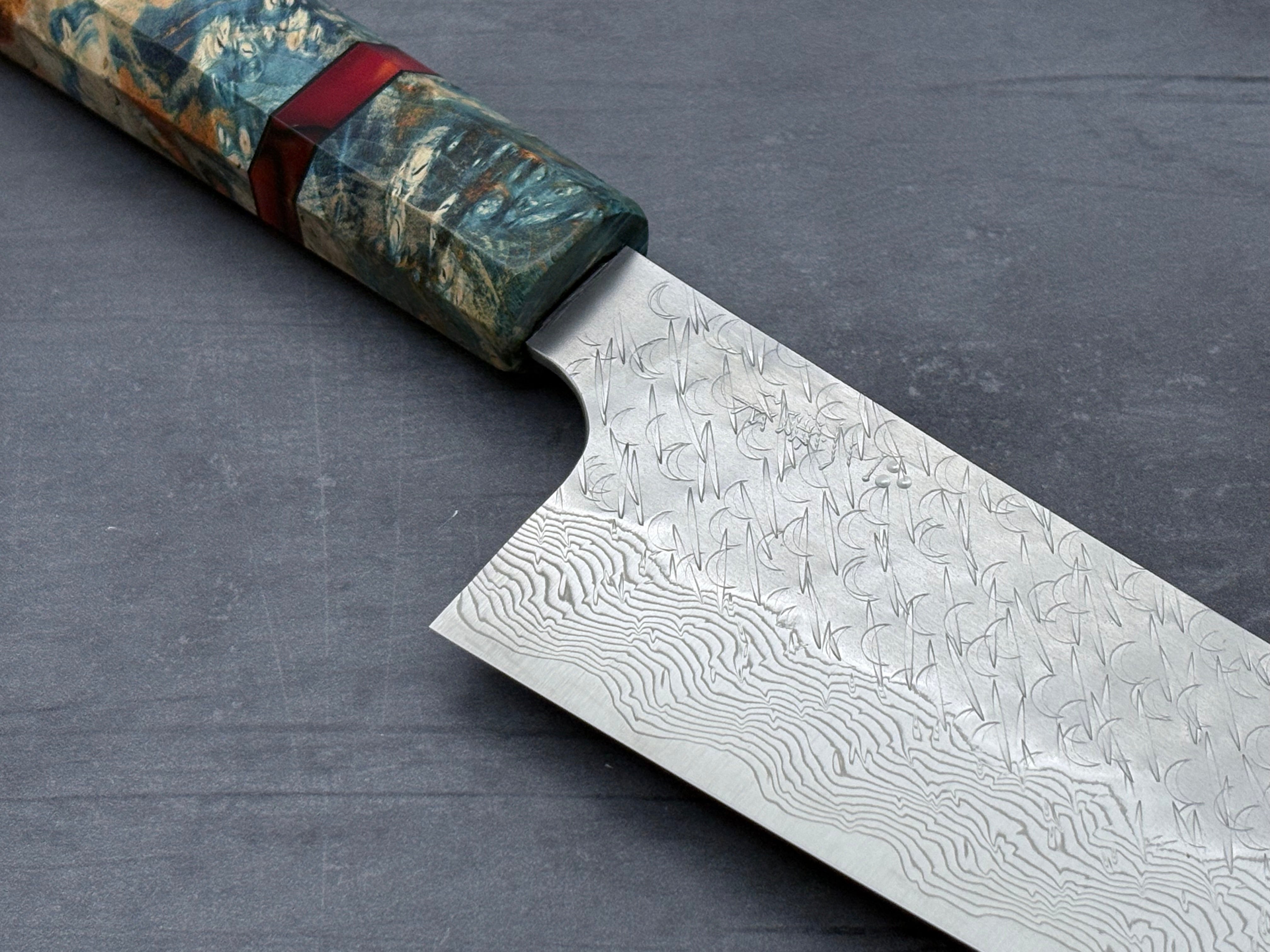 Nigara Hamono SG STRIX Damascus Gyuto 210mm x Letshandlethis