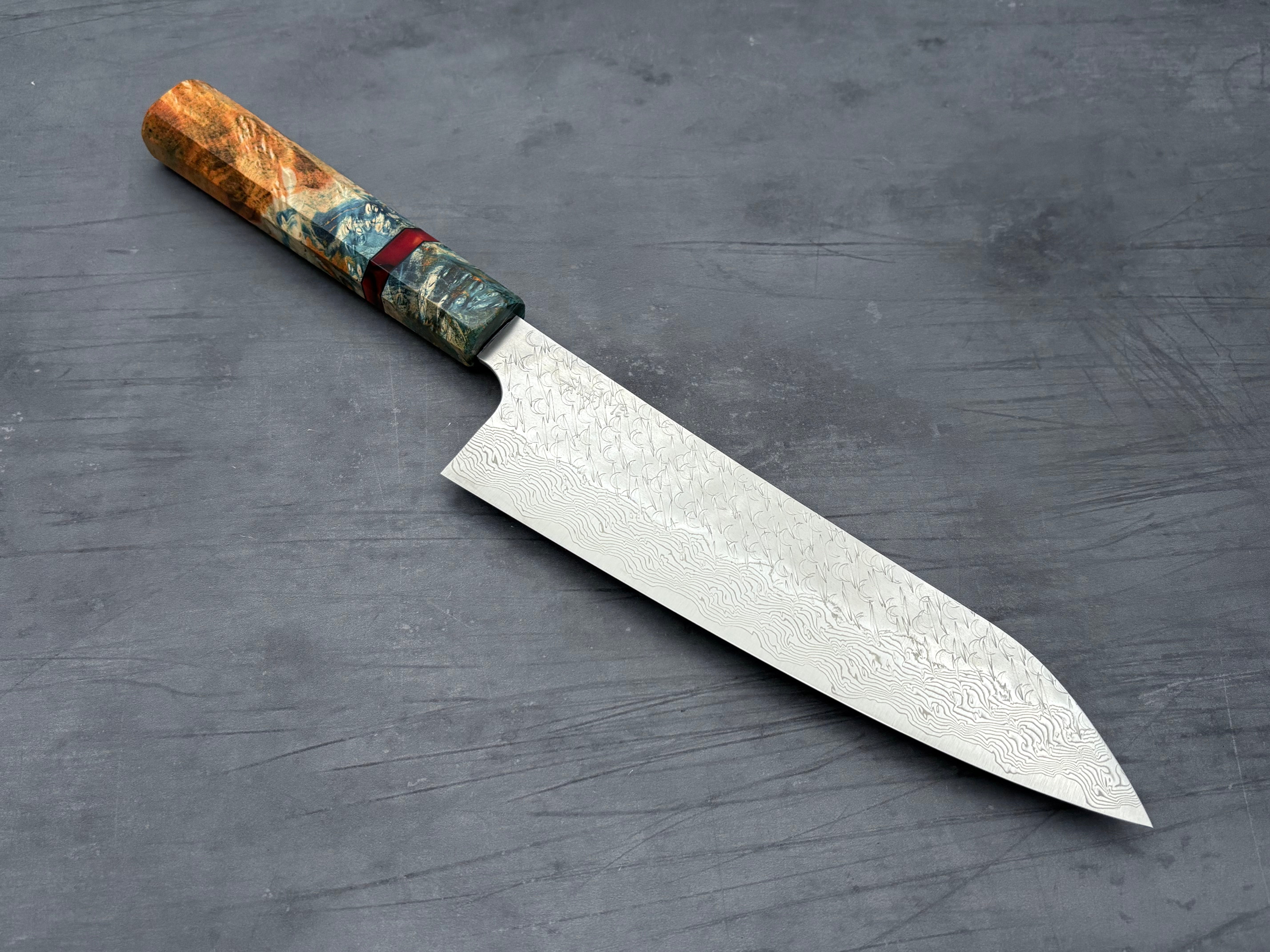 Nigara Hamono SG STRIX Damascus Gyuto 210mm x Letshandlethis