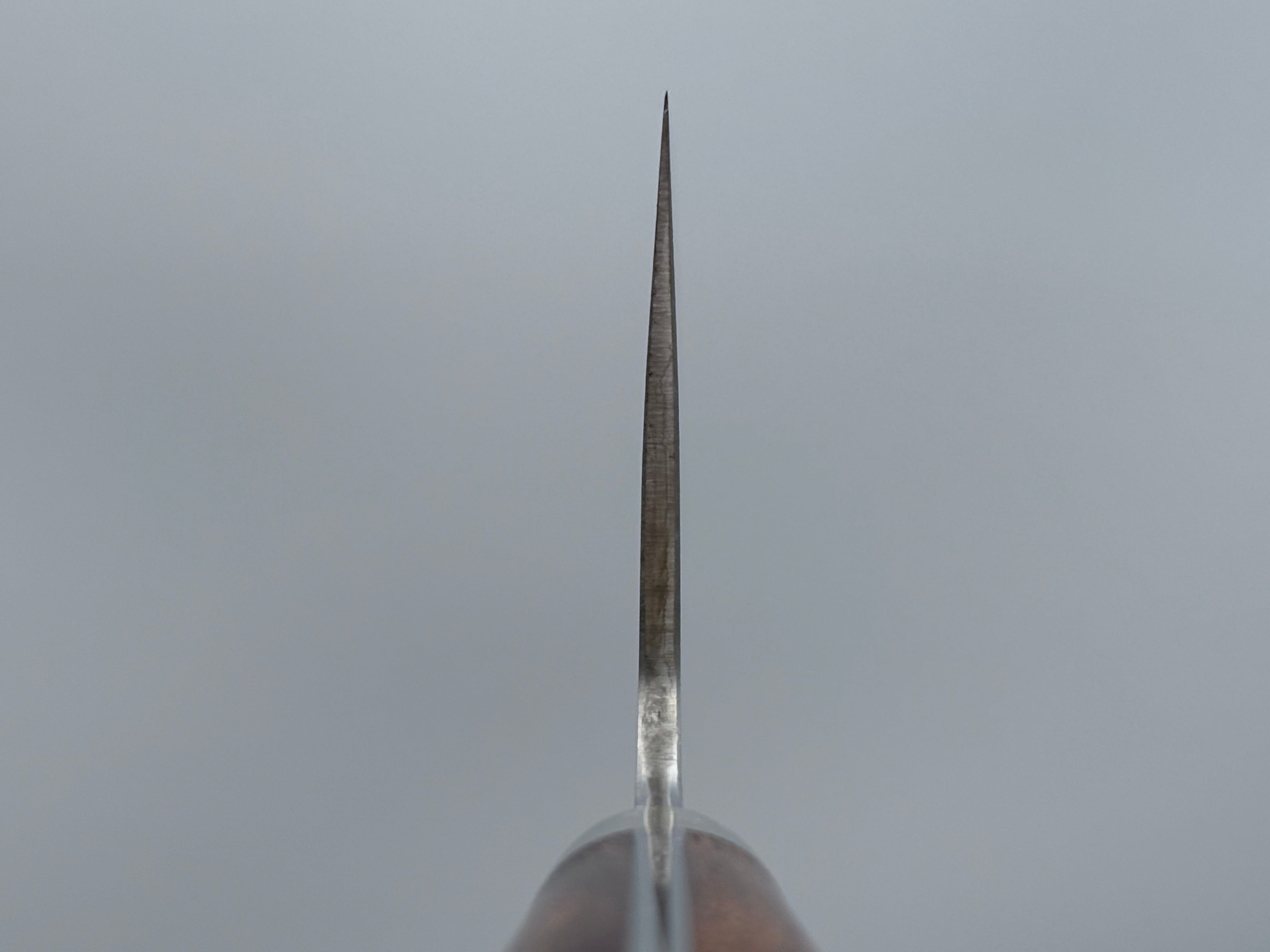 Shigeki Tanaka R2 Damascus Ironwood Extra-Tall Kiritsuke Gyuto 210mm