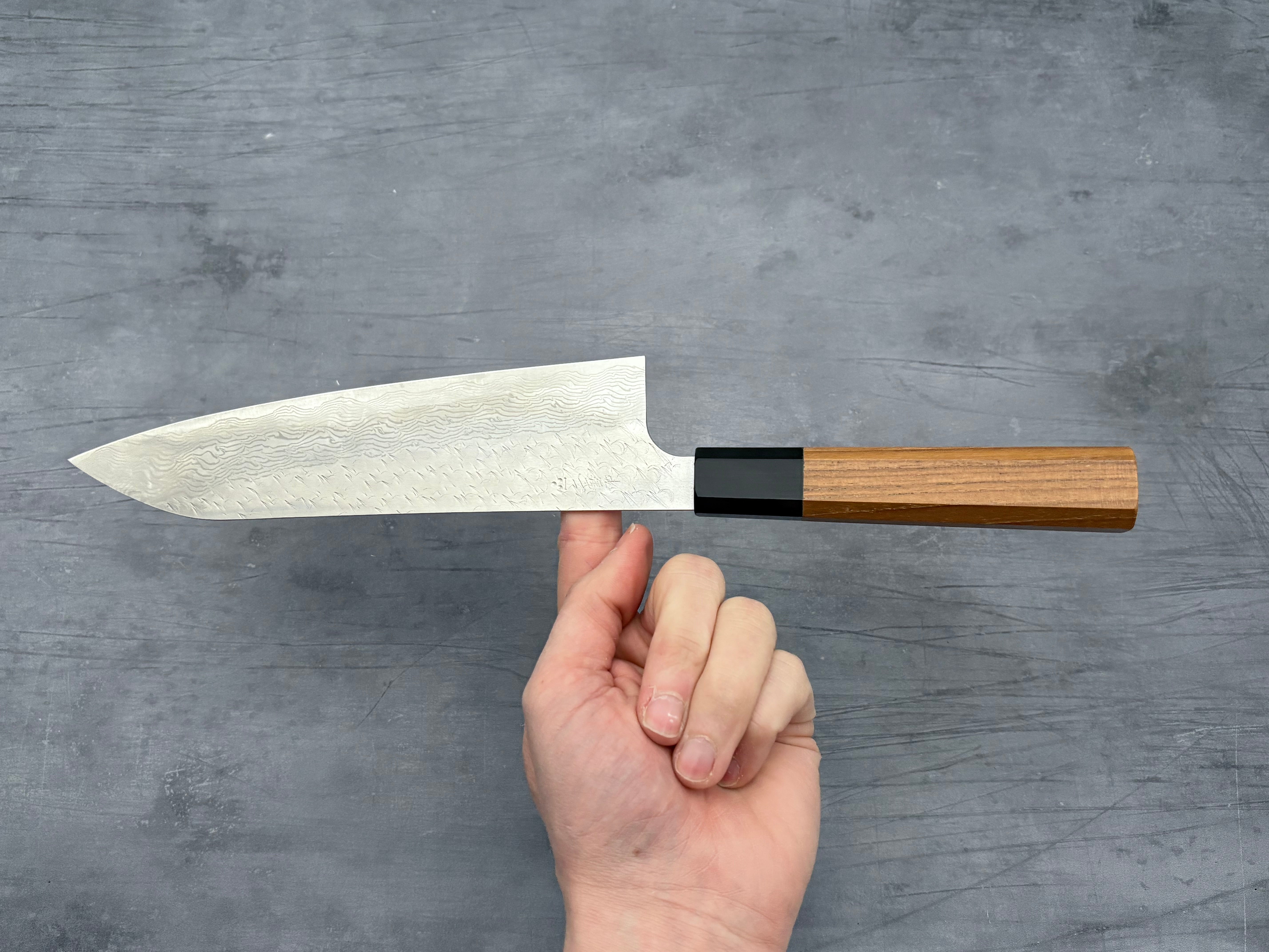 Nigara Hamono SG STRIX Damascus Gyuto 210mm