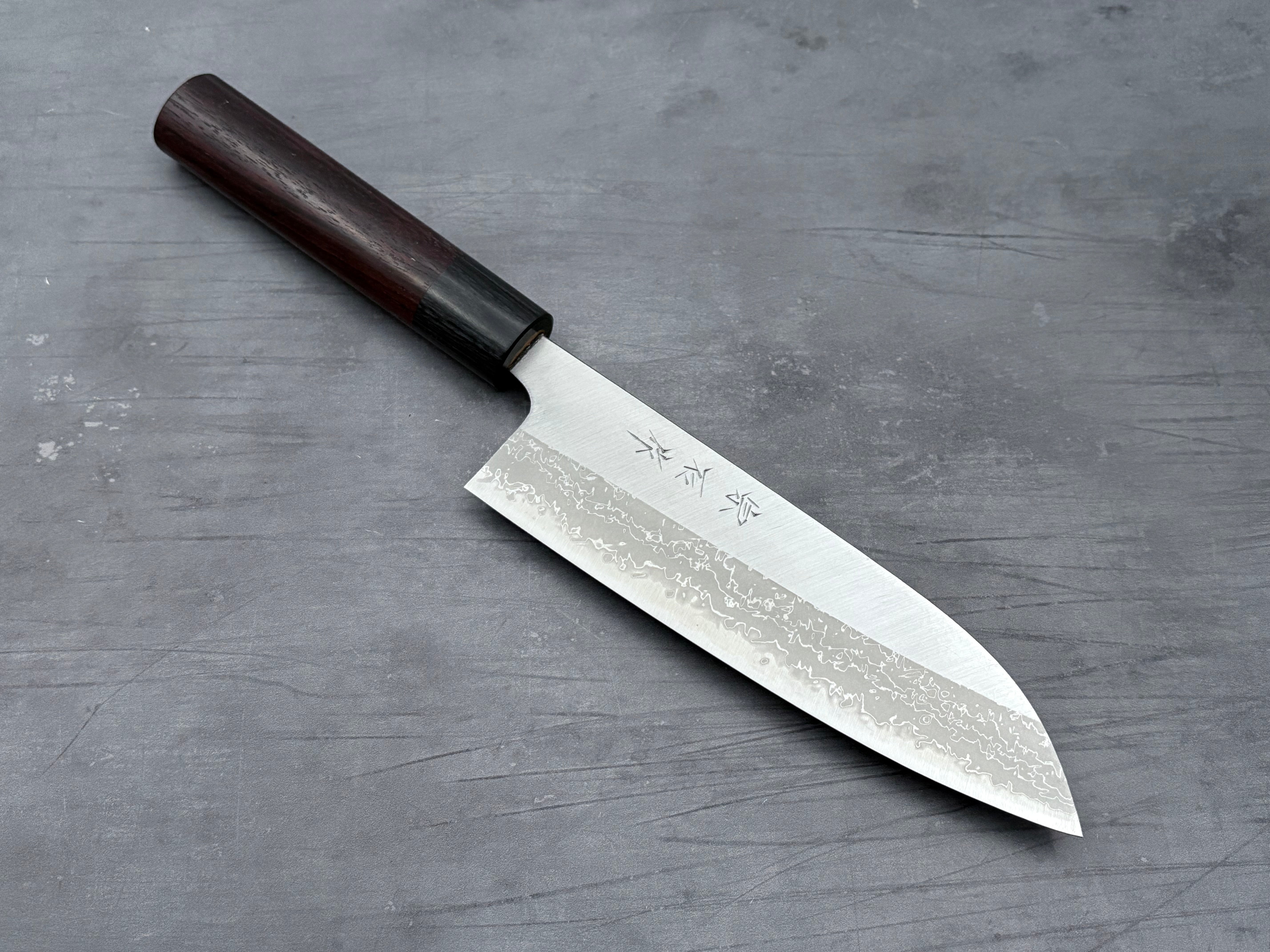 Muneishi Aogami Damascus Santoku