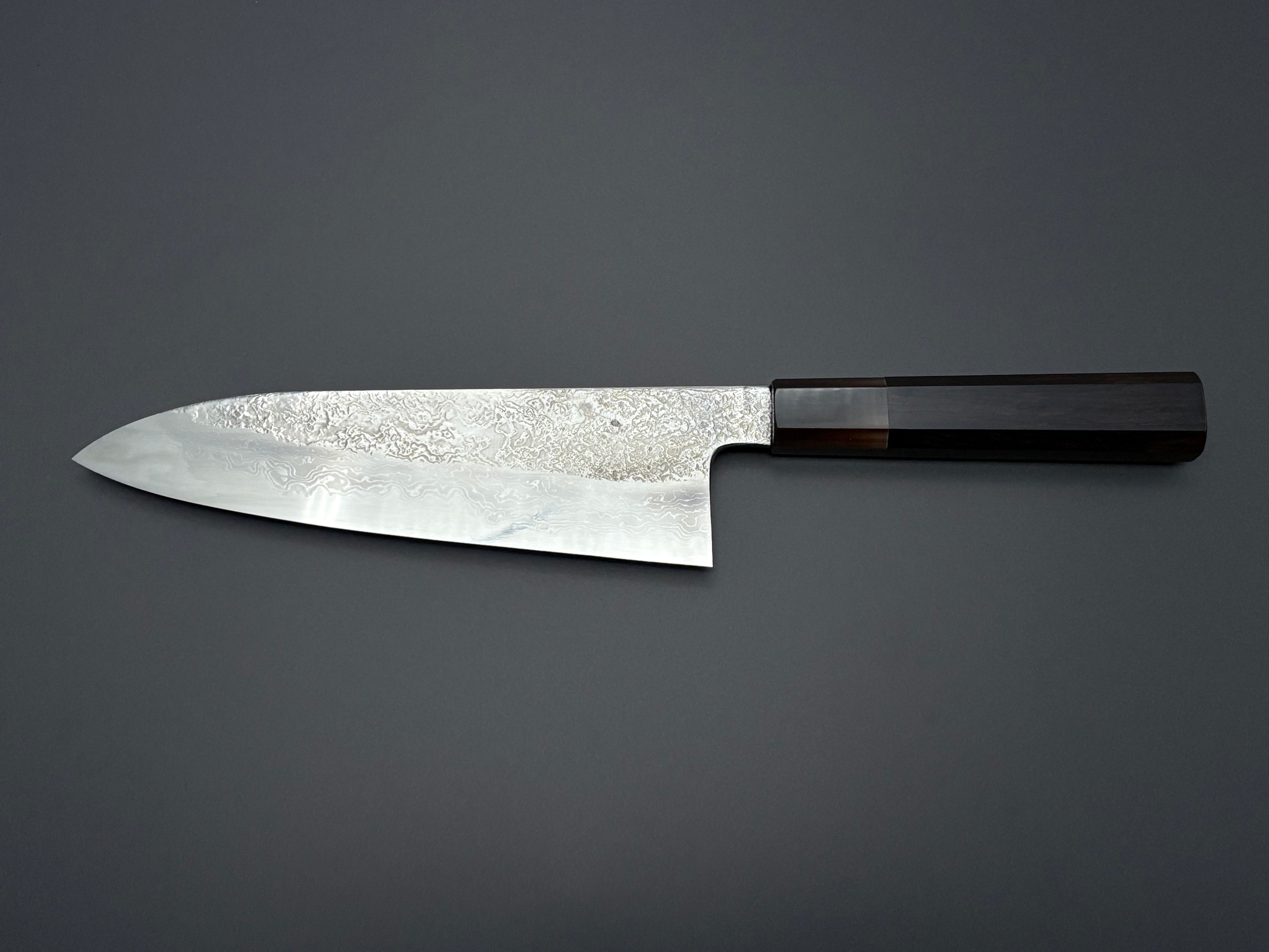 Masuda Yoshihide Blue #1 Damascus Santoku 195mm