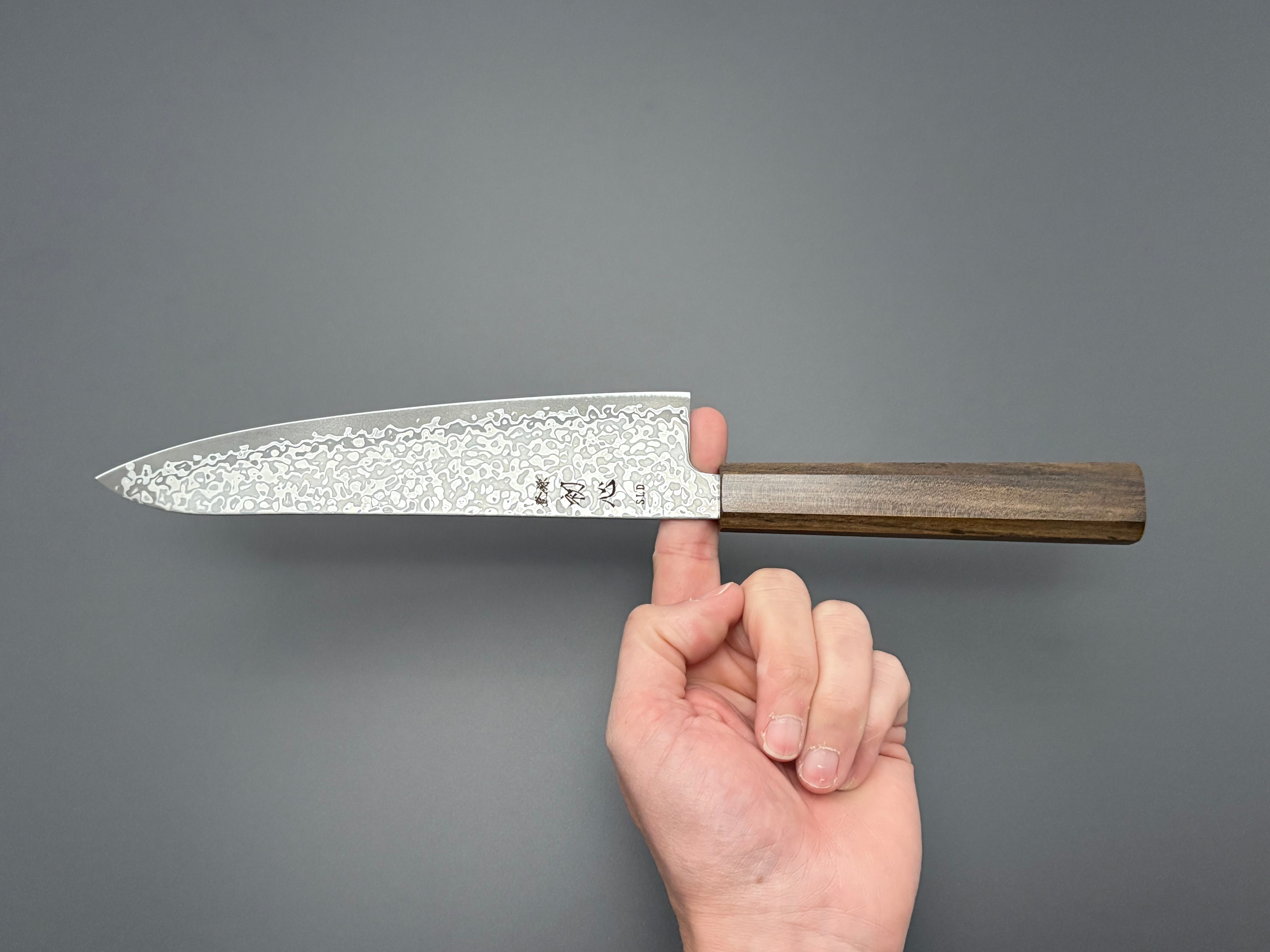 Hatsukokoro Hikari SLD Kurozome Damascus Gyuto 195mm