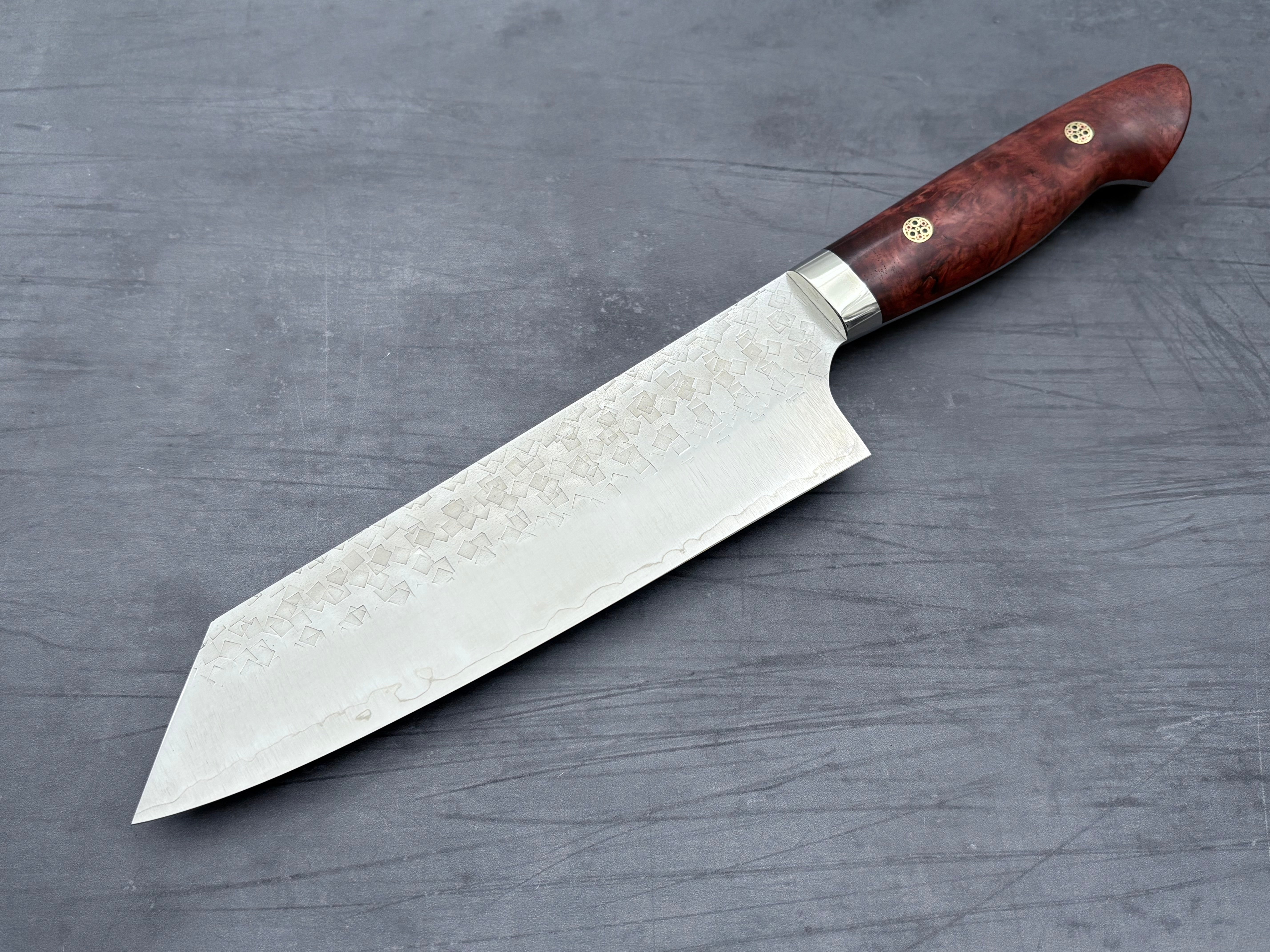 Yoshimi Kato SG2 Tsuchime Bunka with karin wood handle