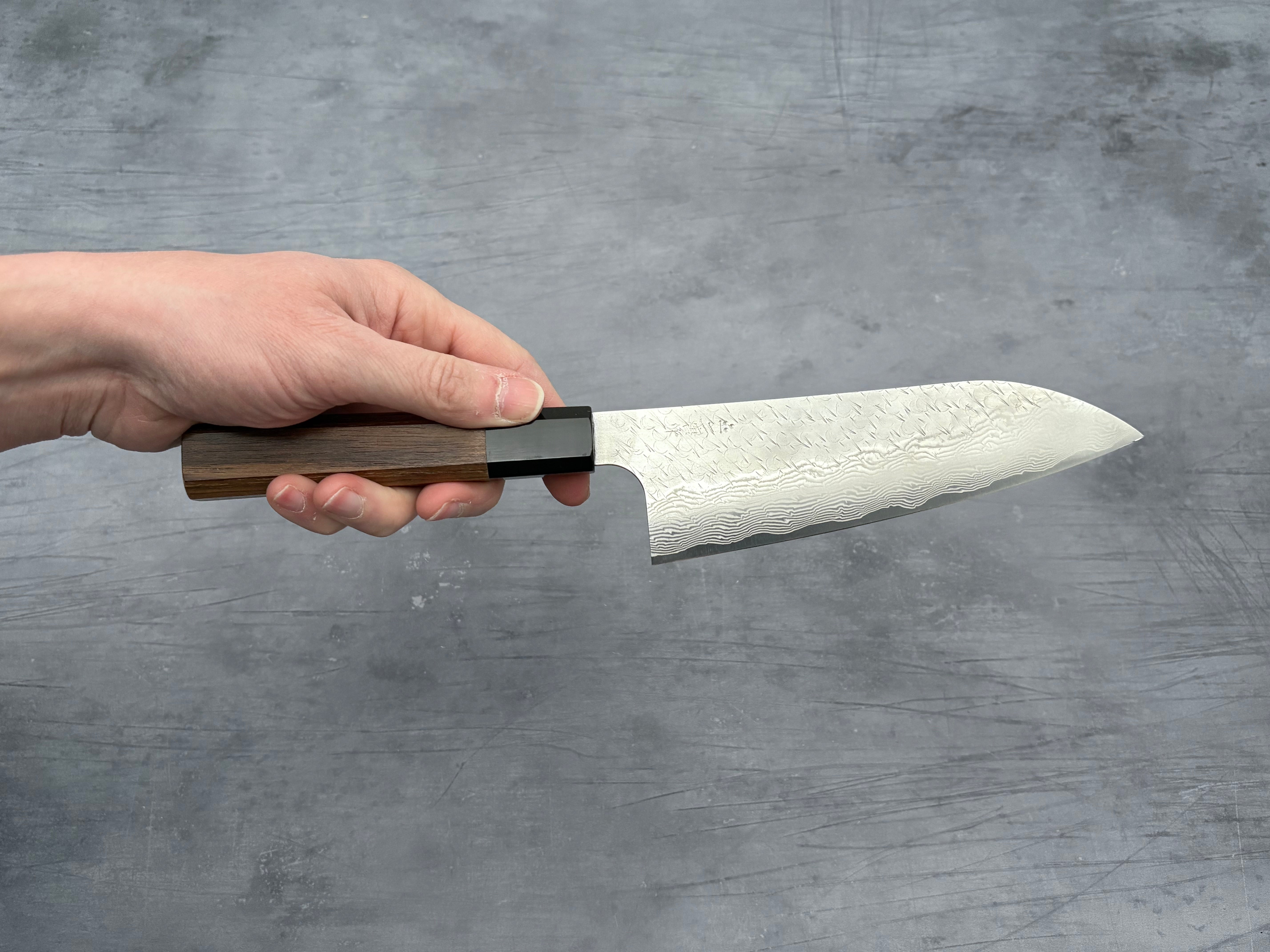 Nigara Hamono SG STRIX Damascus Santoku