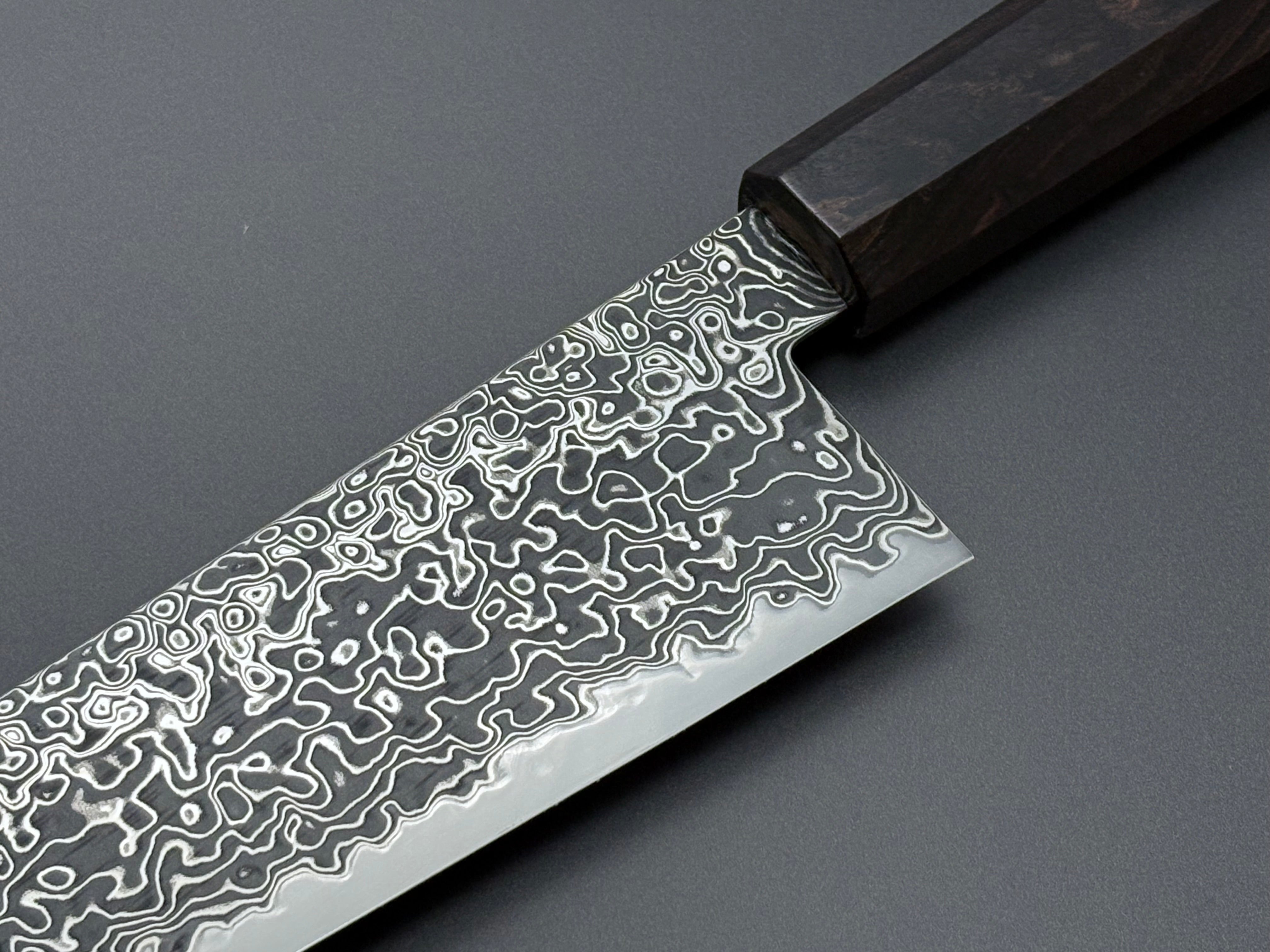 Hatsukokoro Ryuhyo SG2 Damascus Kiritsuke Gyuto 240mm