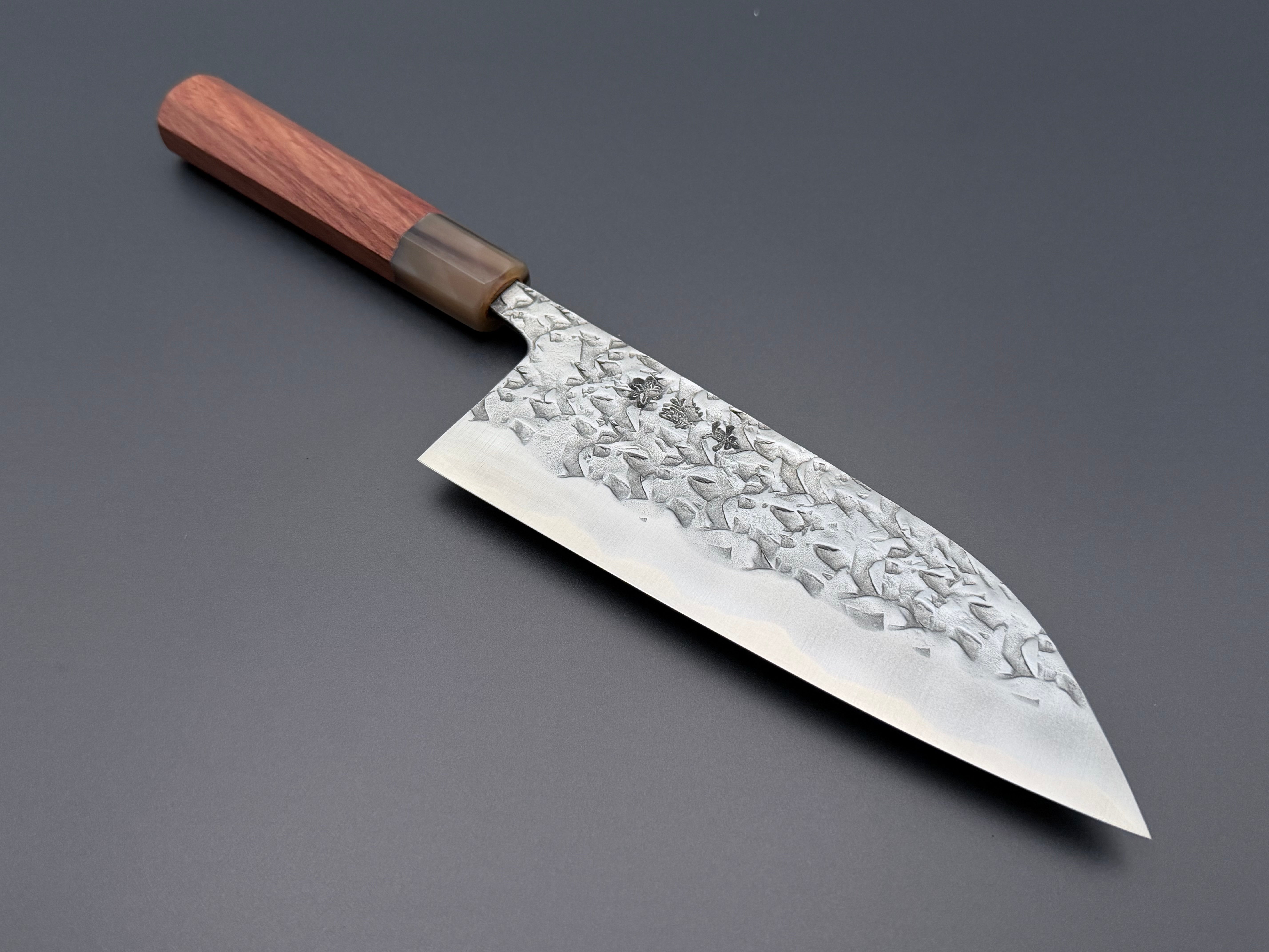 Kisuke Manaka Blue #2 Tsuchime Migaki Santoku
