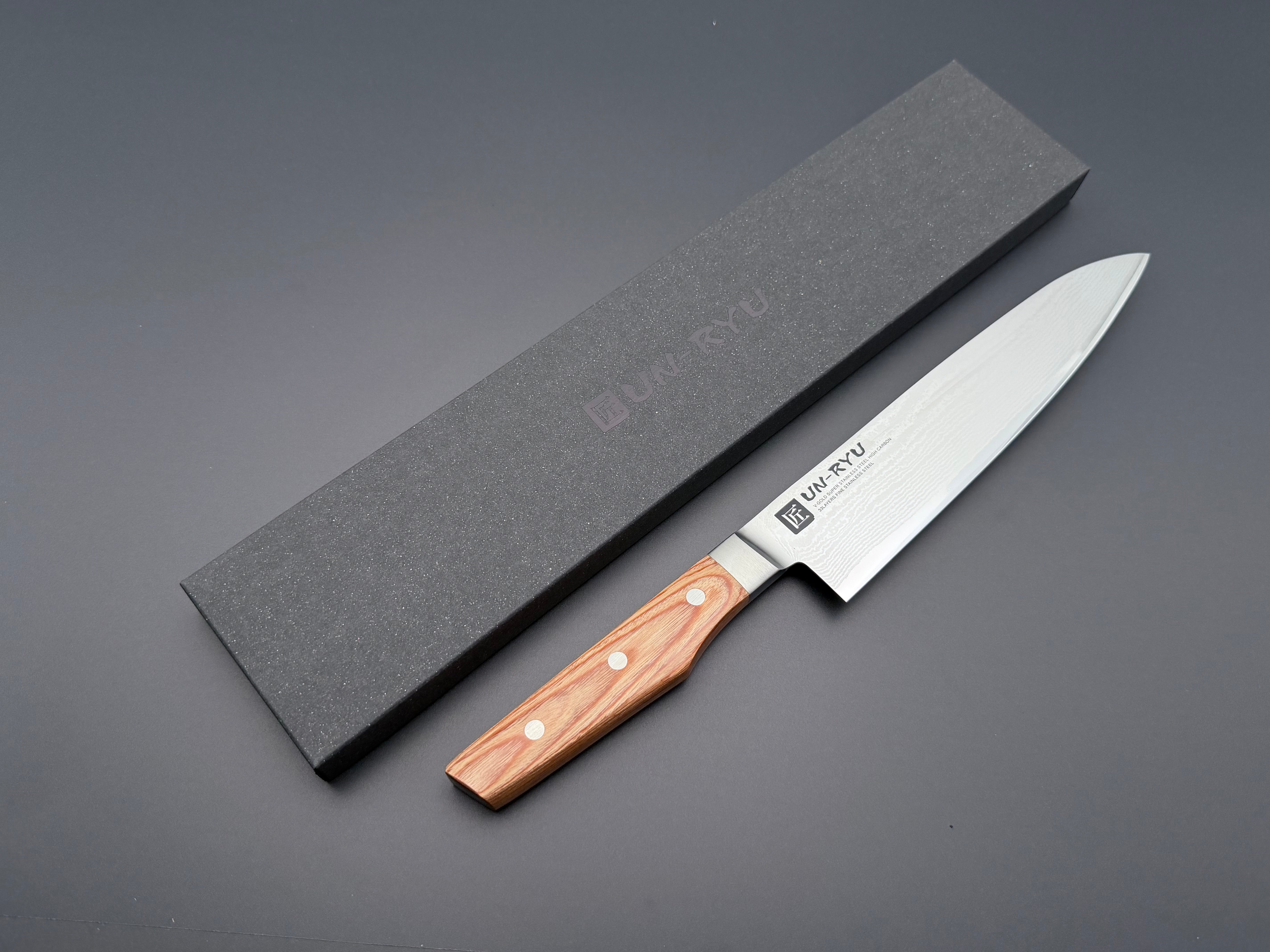 Shimomura Un-Ryu VG10 Damascus Gyuto 210mm