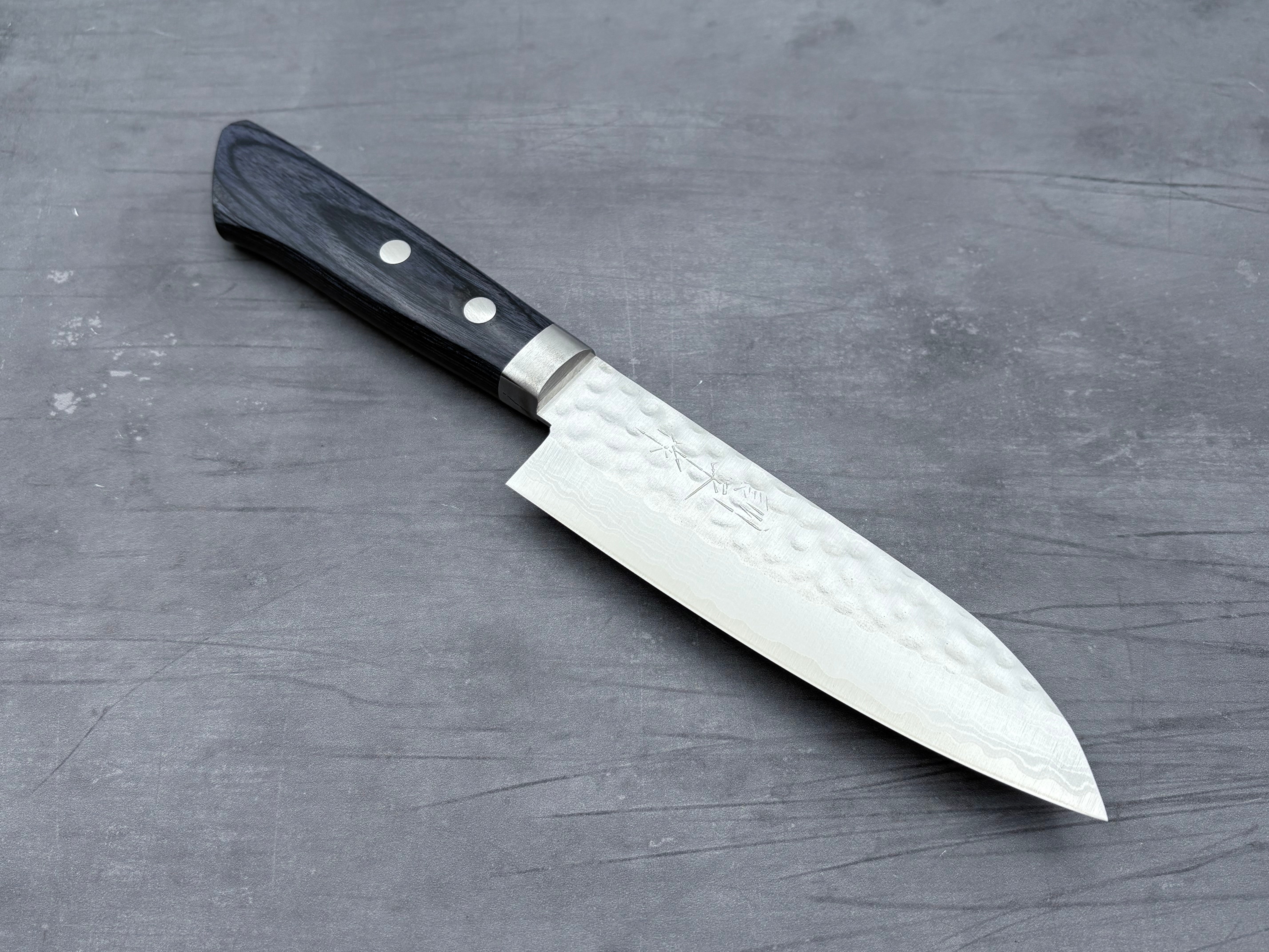 Masutani Hamono V10 Tsuchime Damascus Ko-Santoku