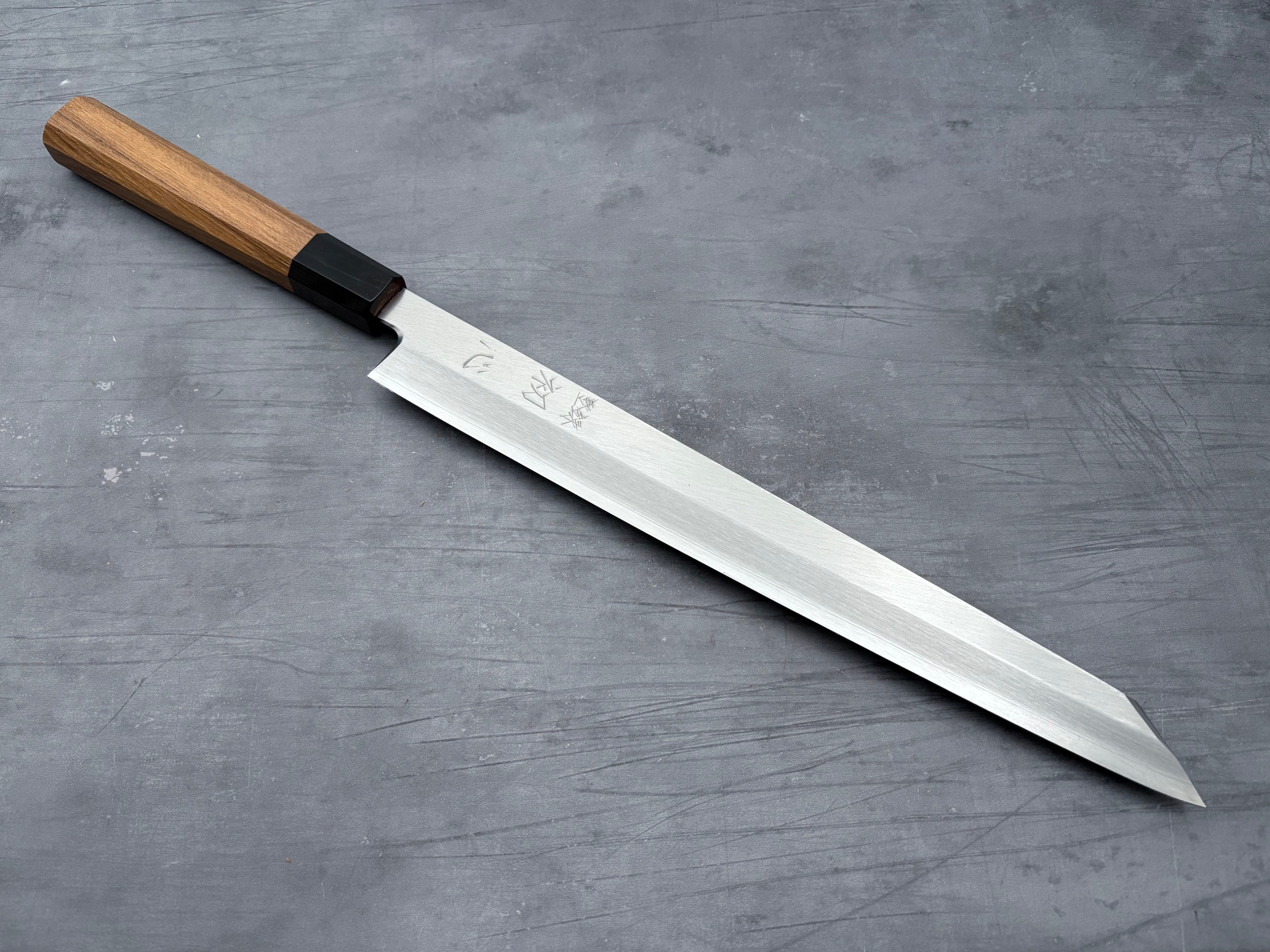 Hatsukokoro Shirasagi Ginsan Kiritsuke Yanagiba 300mm