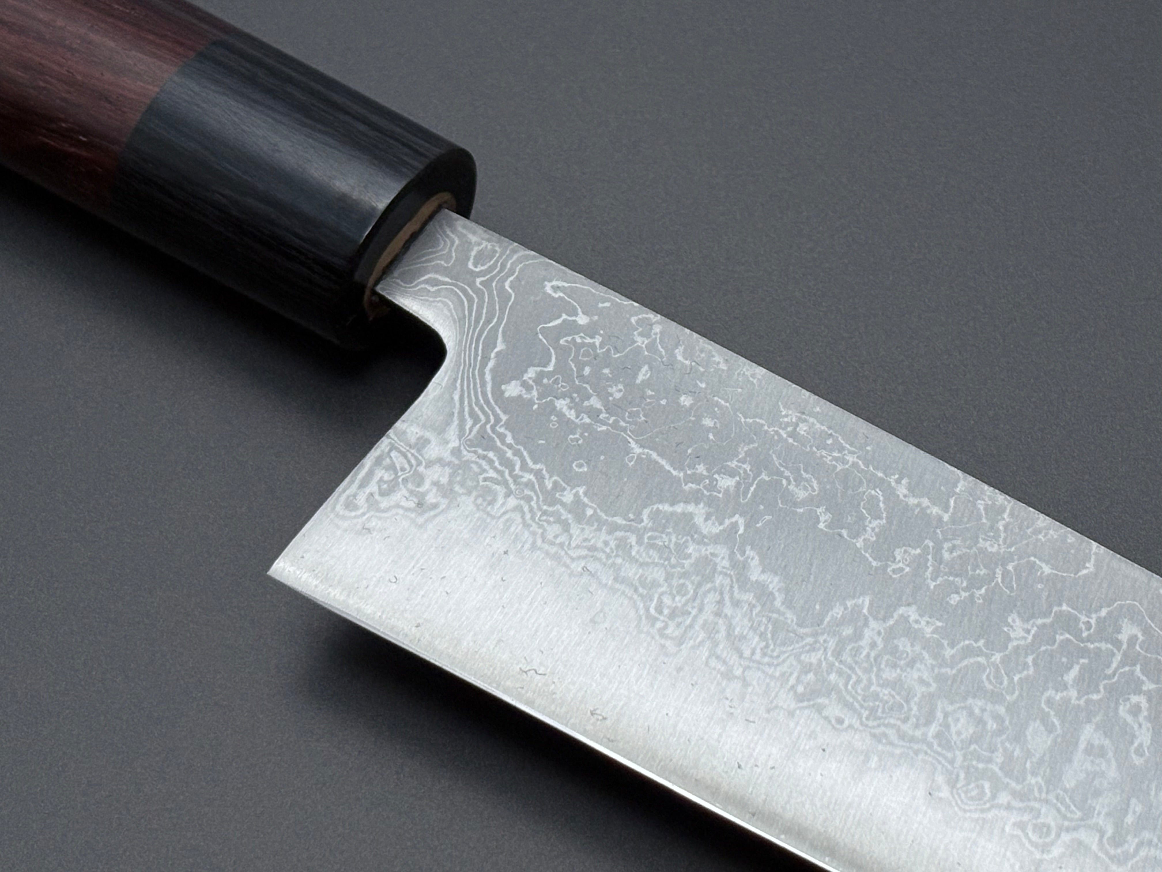 Tsutomu Kajiwara Blue #2 Damascus Gyuto 180mm