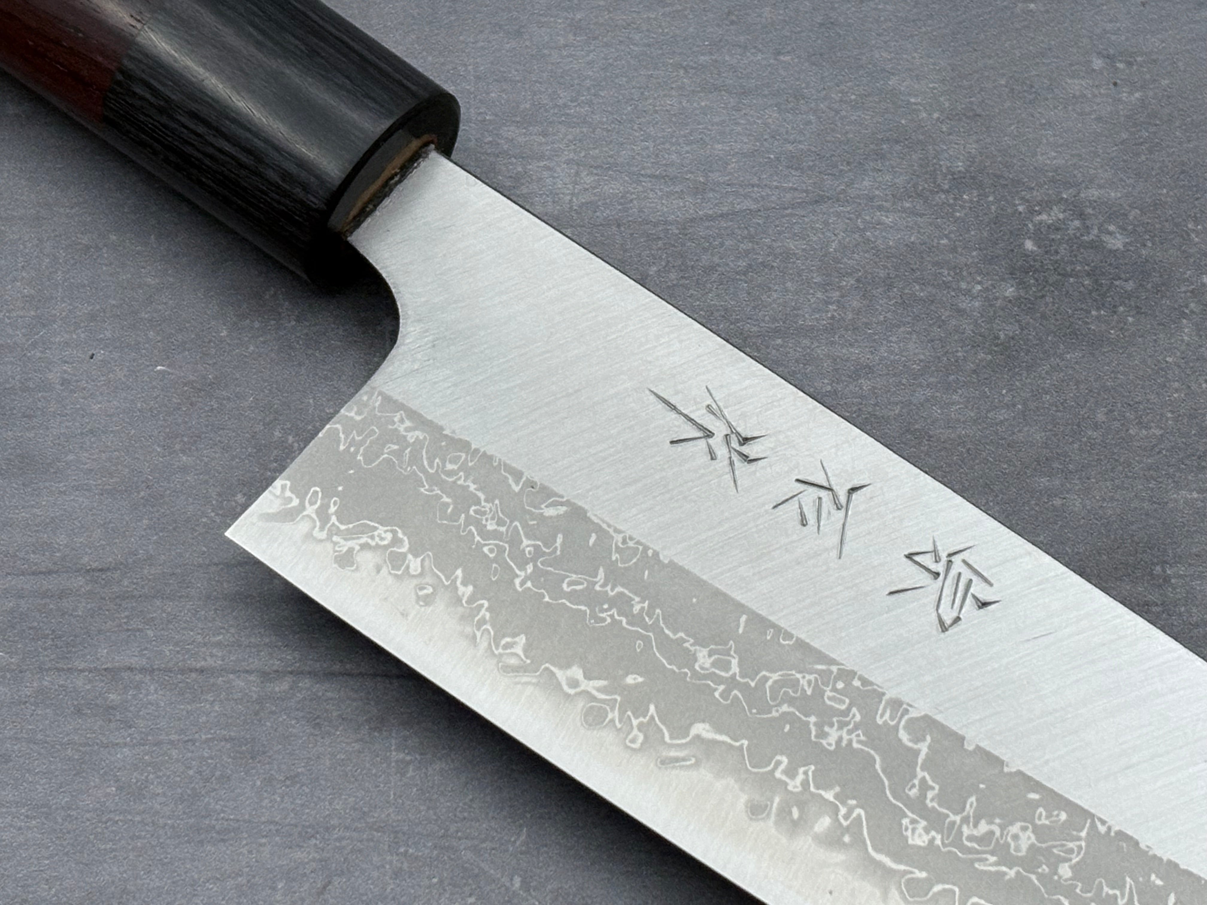 Muneishi Aogami Damascus Santoku