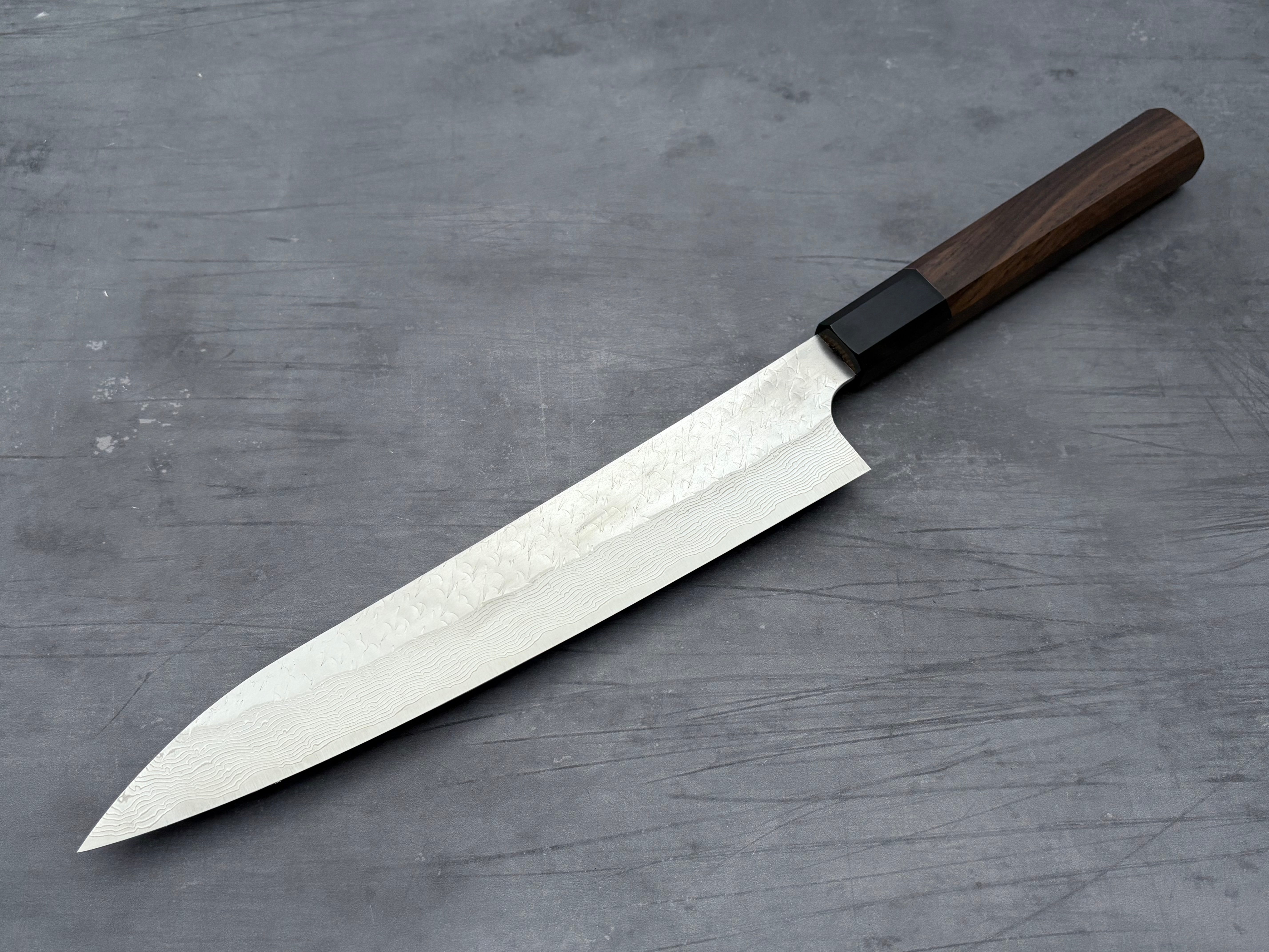 Nigara Hamono SG STRIX Damascus Sujihiki 240mm