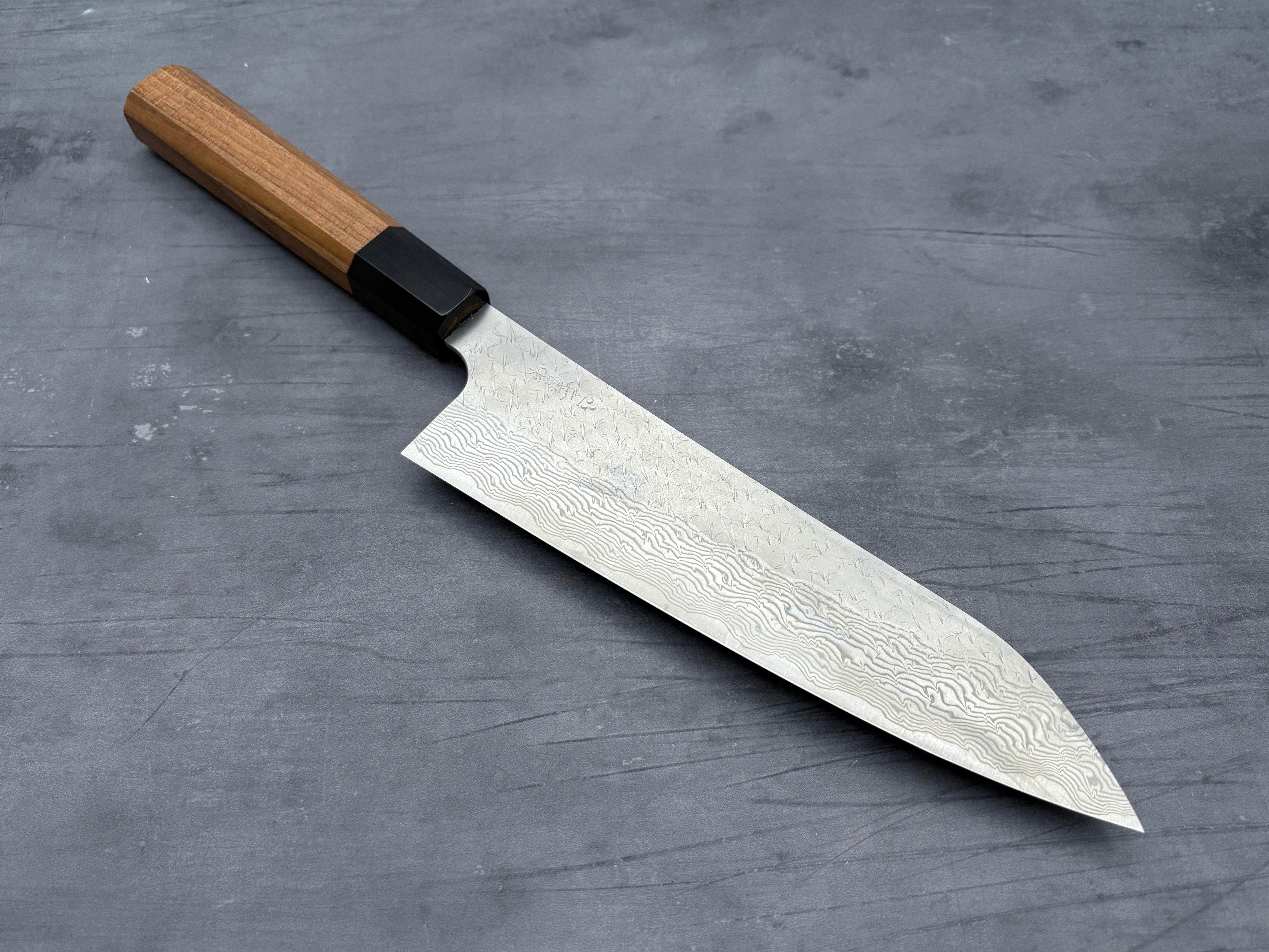 Nigara Hamono SG STRIX Damascus Gyuto 210mm