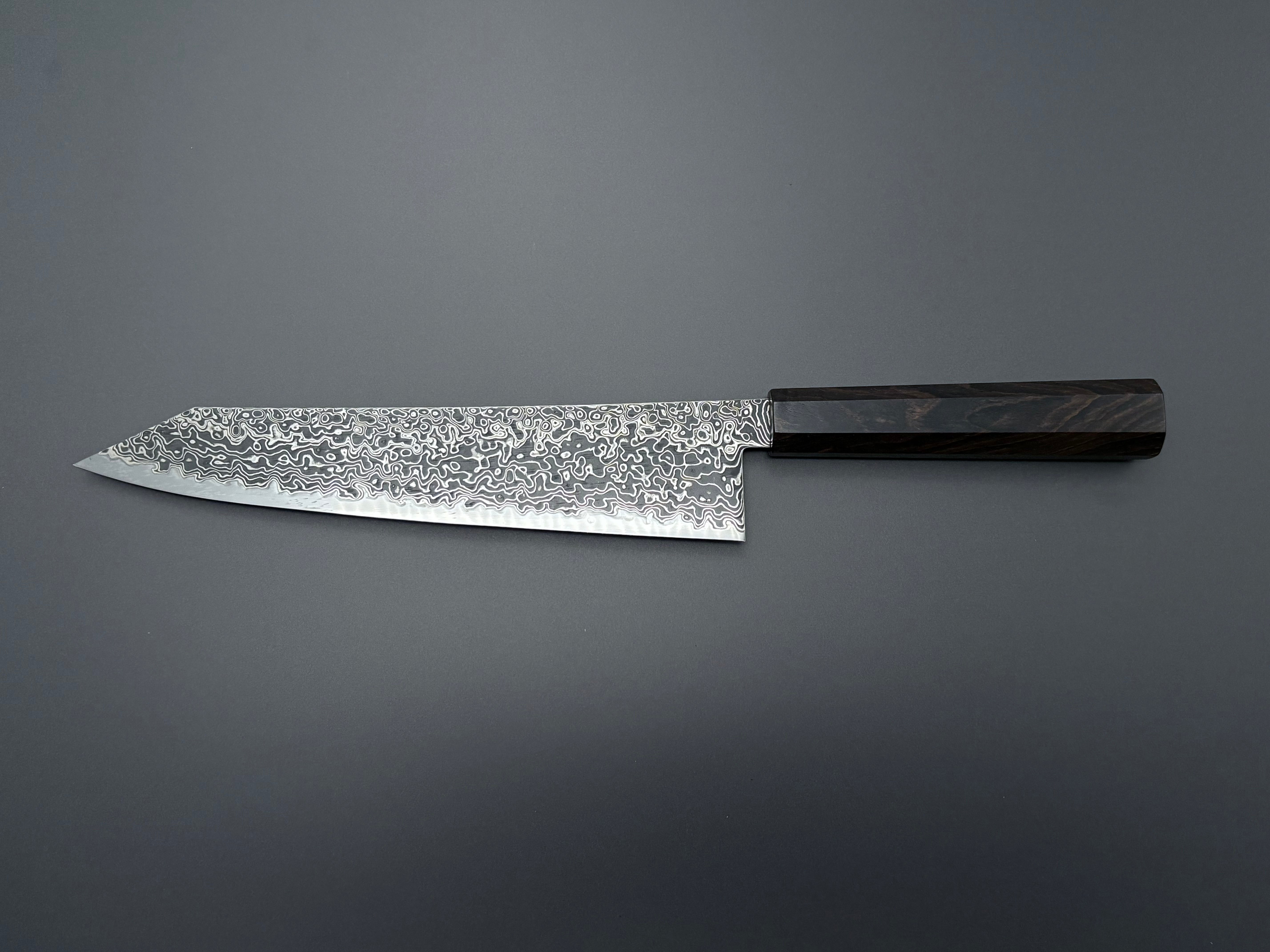 Hatsukokoro Ryuhyo SG2 Damascus Kiritsuke Gyuto 240mm
