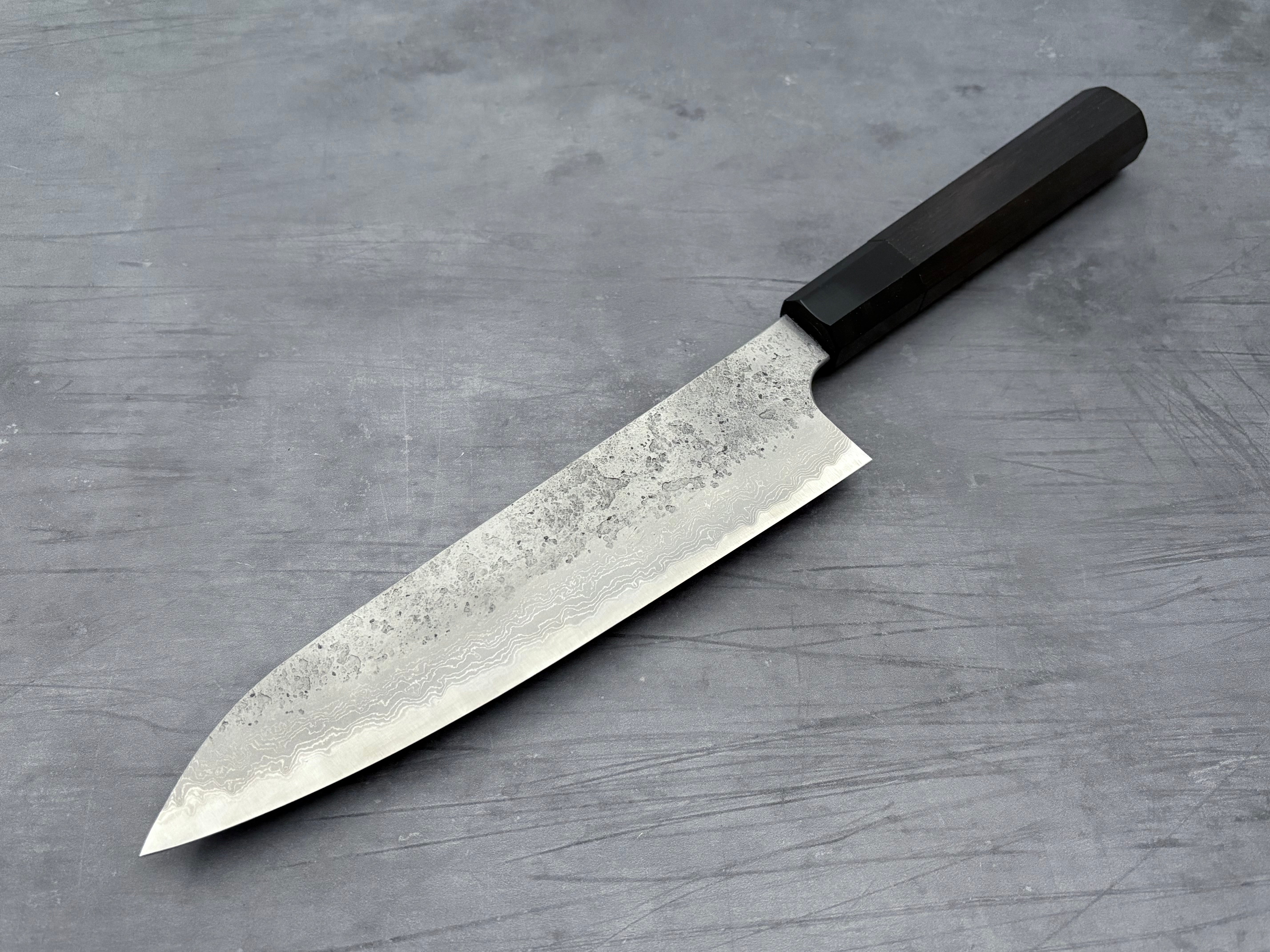 Hatsukokoro Ryusui Blue #2 Damascus Gyuto 210mm