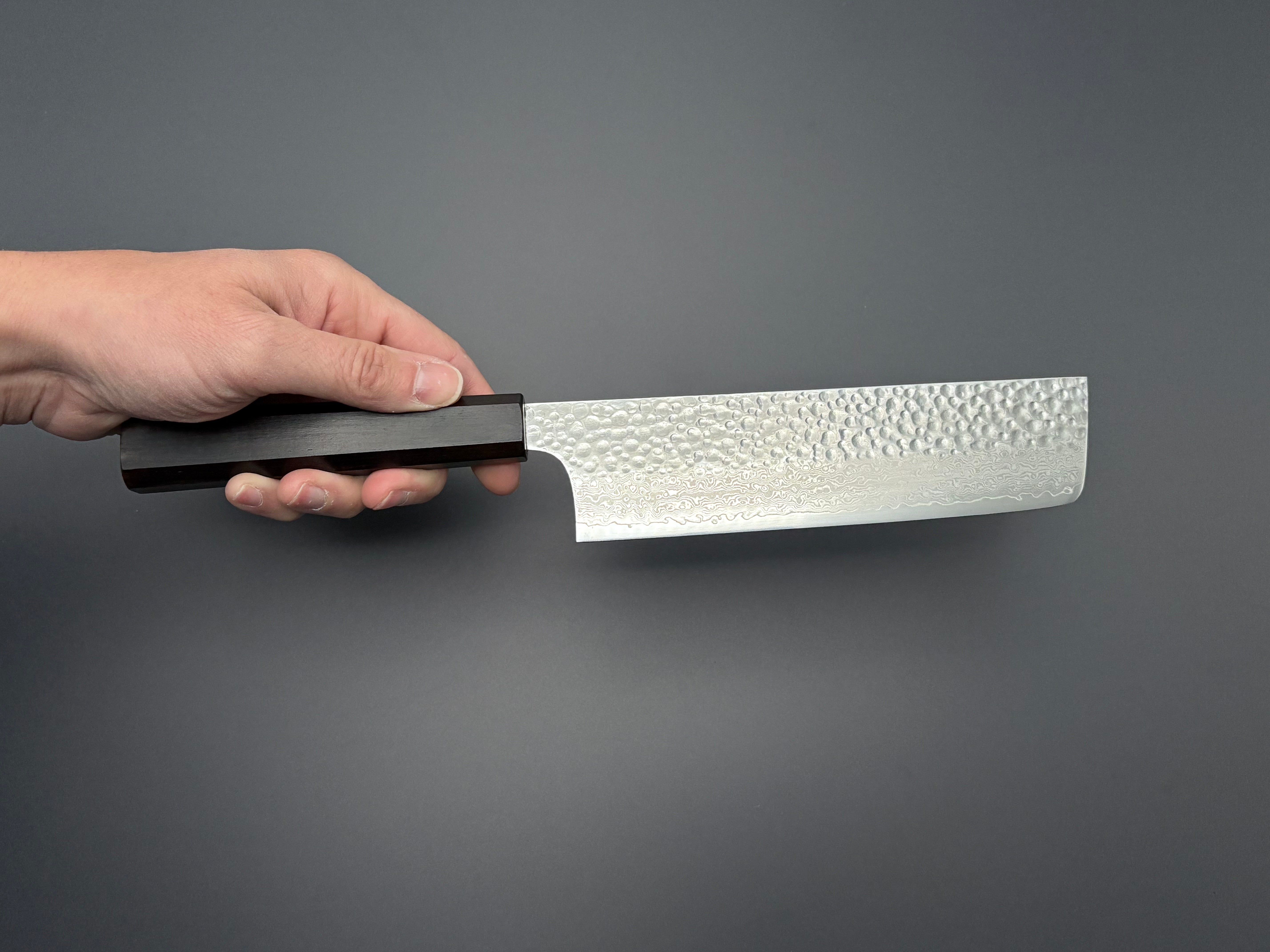 Hatsukokoro VG10 Damascus Tsuchime Nakiri