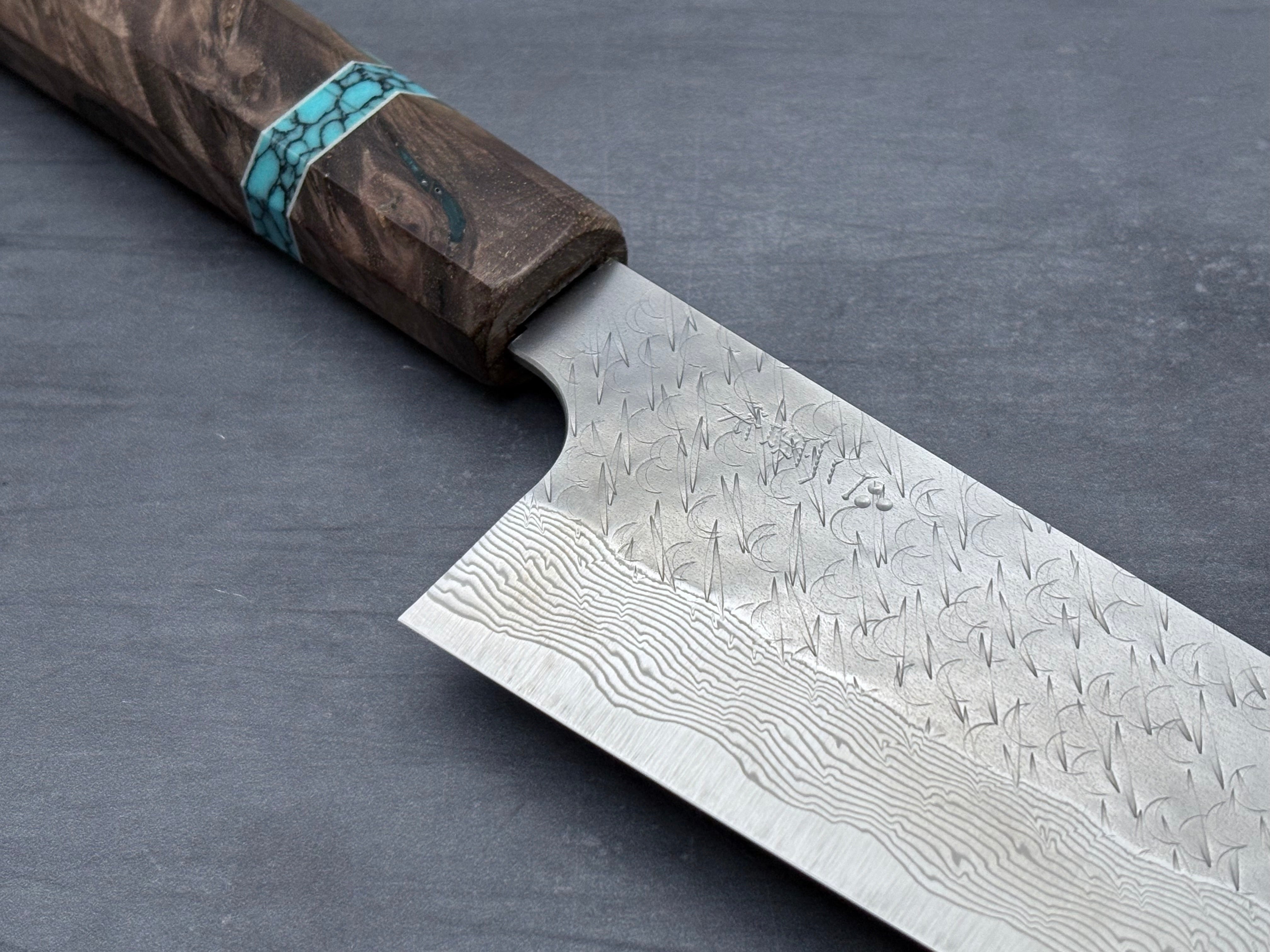 Nigara Hamono SG STRIX Damascus Gyuto 210mm x Letshandlethis