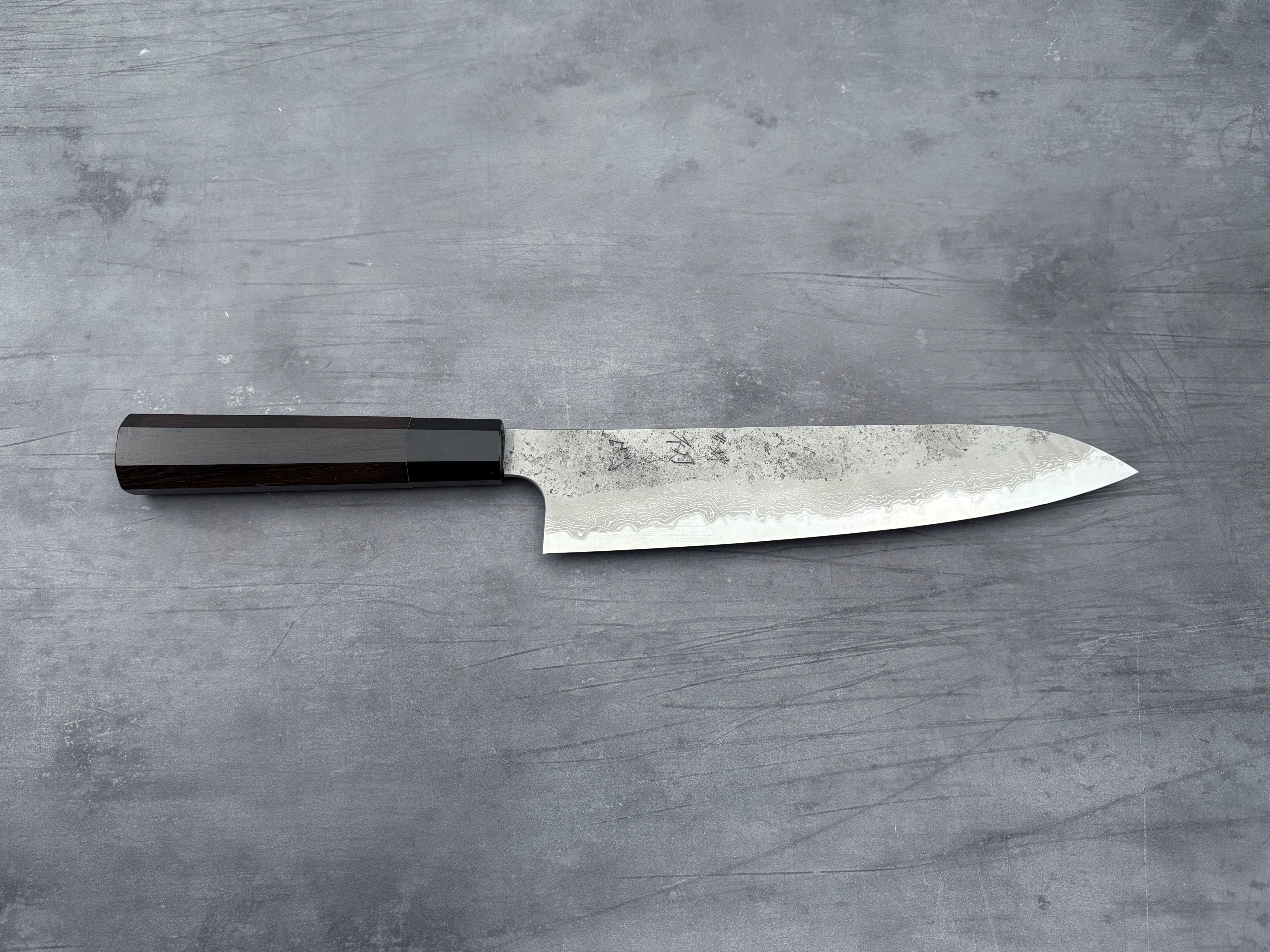 Hatsukokoro Ryusui Blue #2 Damascus Gyuto 240mm