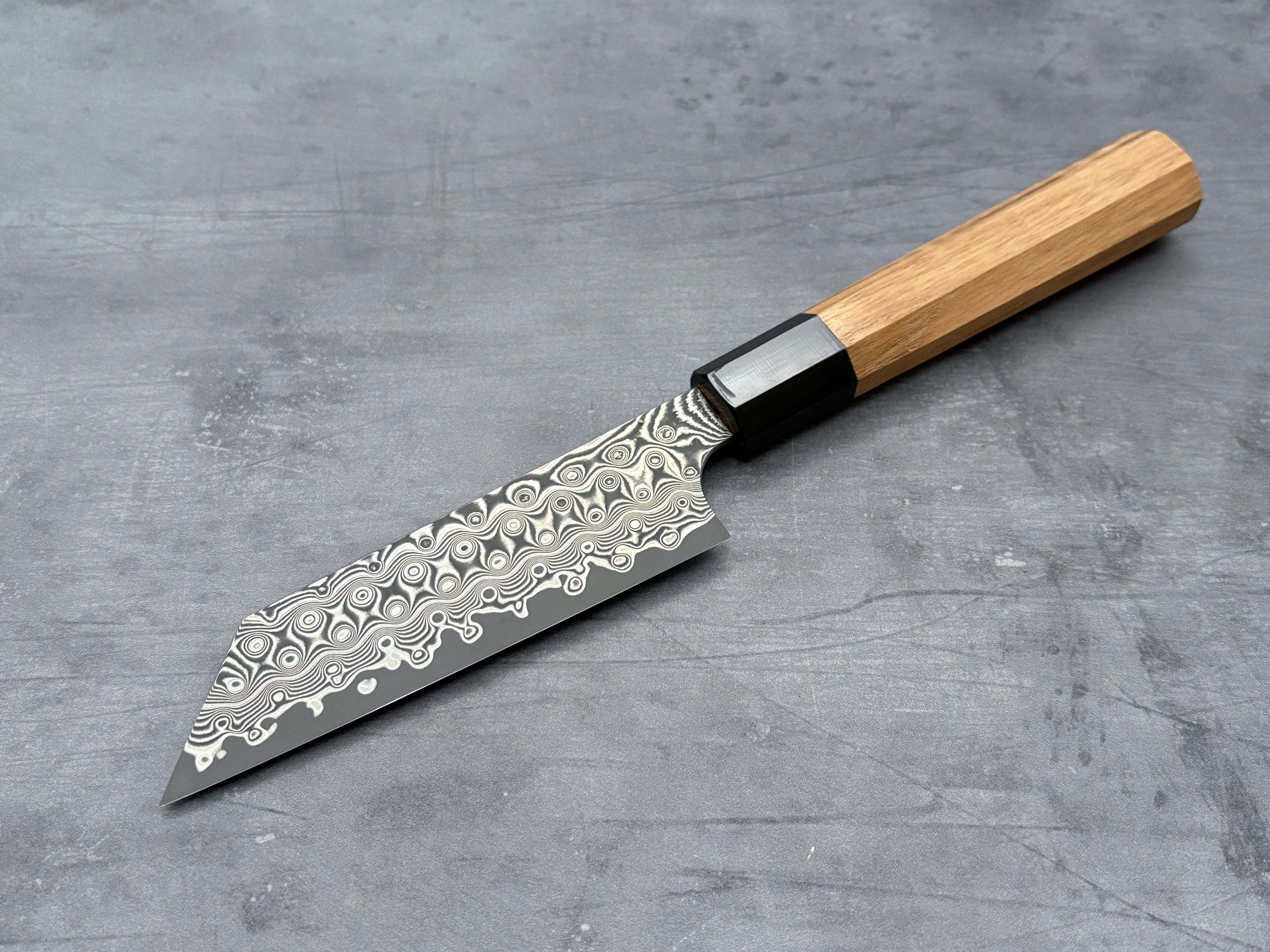 Nigara Hamono SG2 Damascus Kiritsuke Petty 120mm