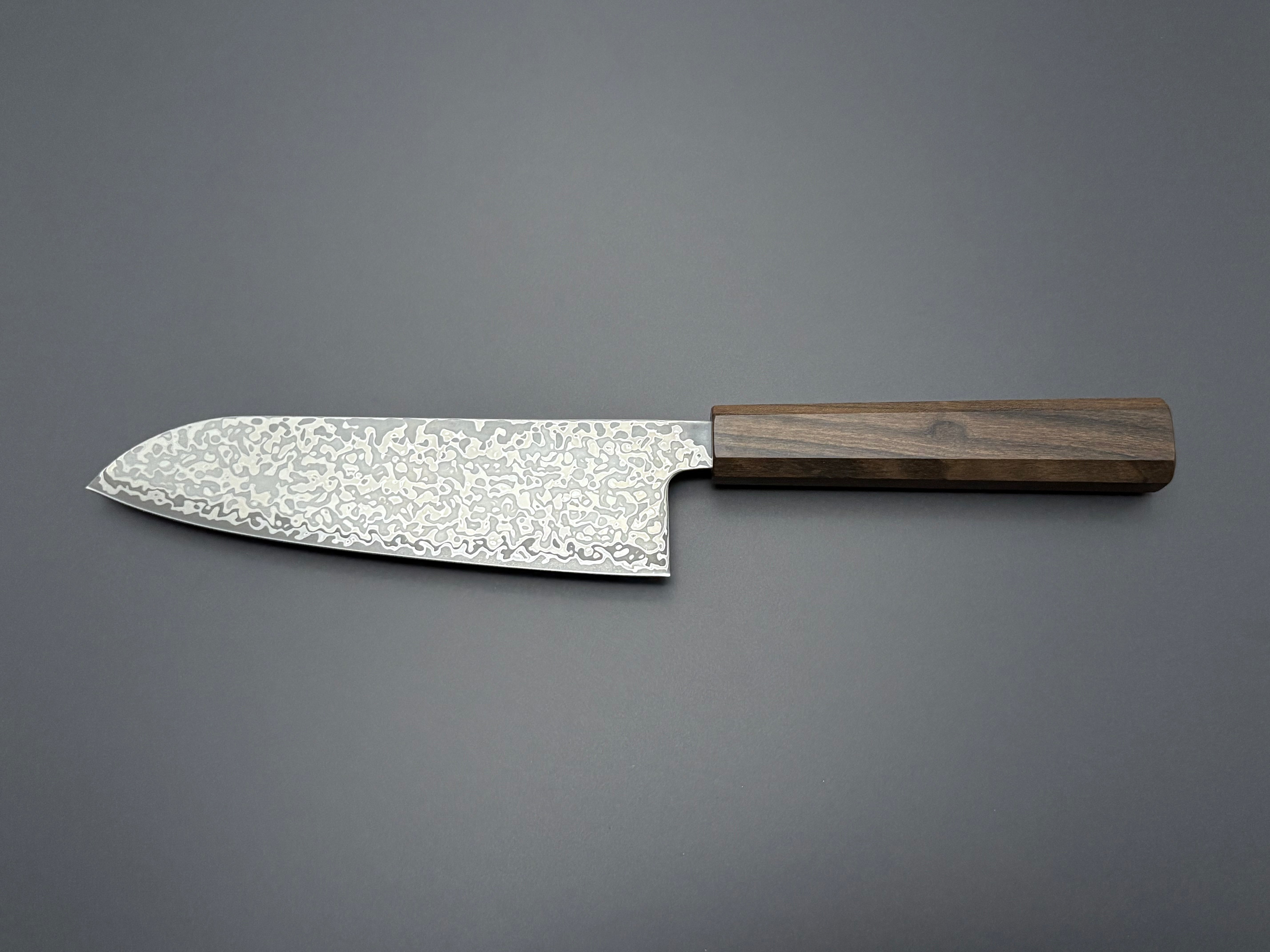 Hatsukokoro Hikari SLD Kurozome Damascus Santoku