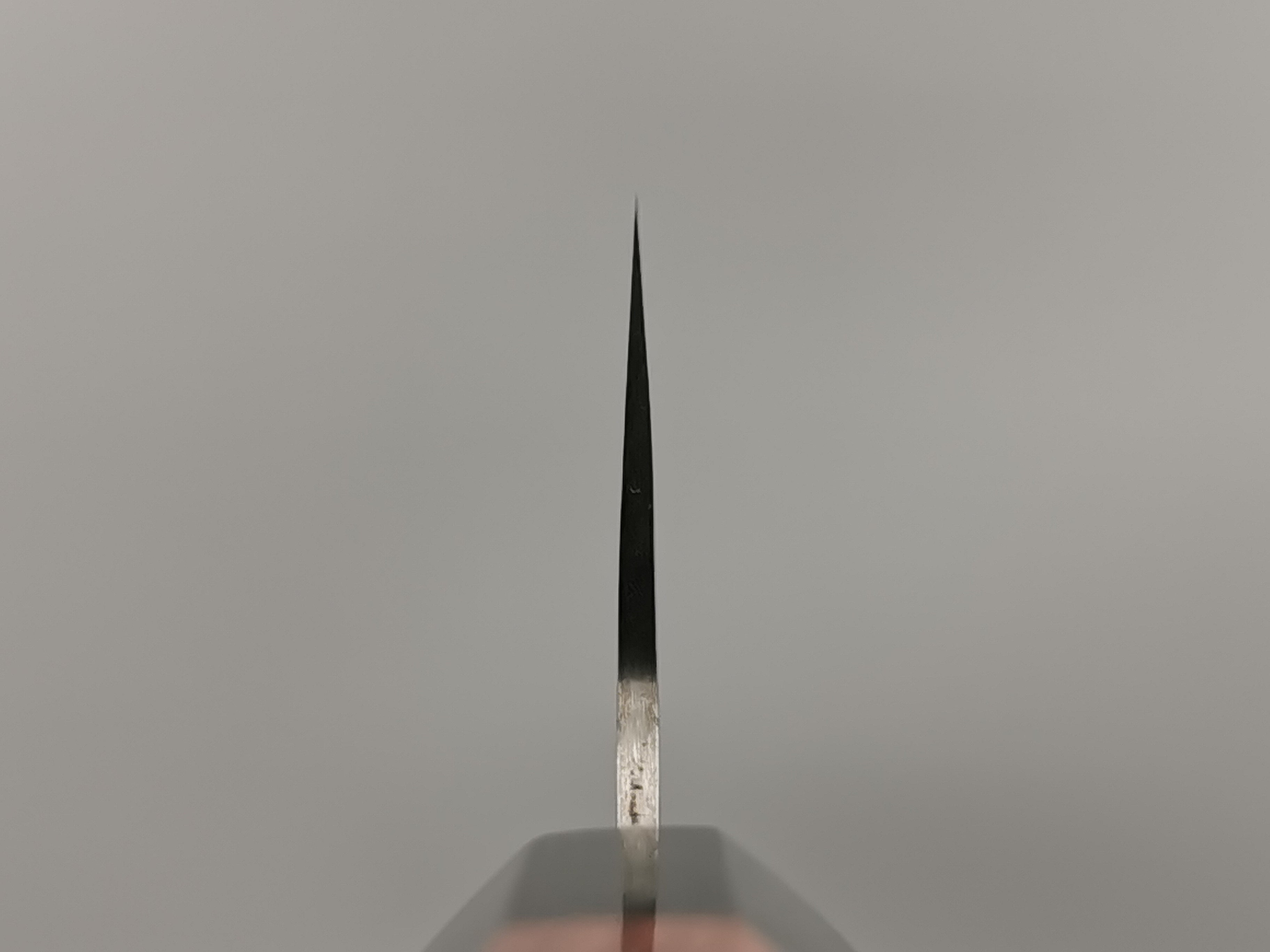 Takeshi Saji VG10 Rainbow Damascus Kengata Santoku