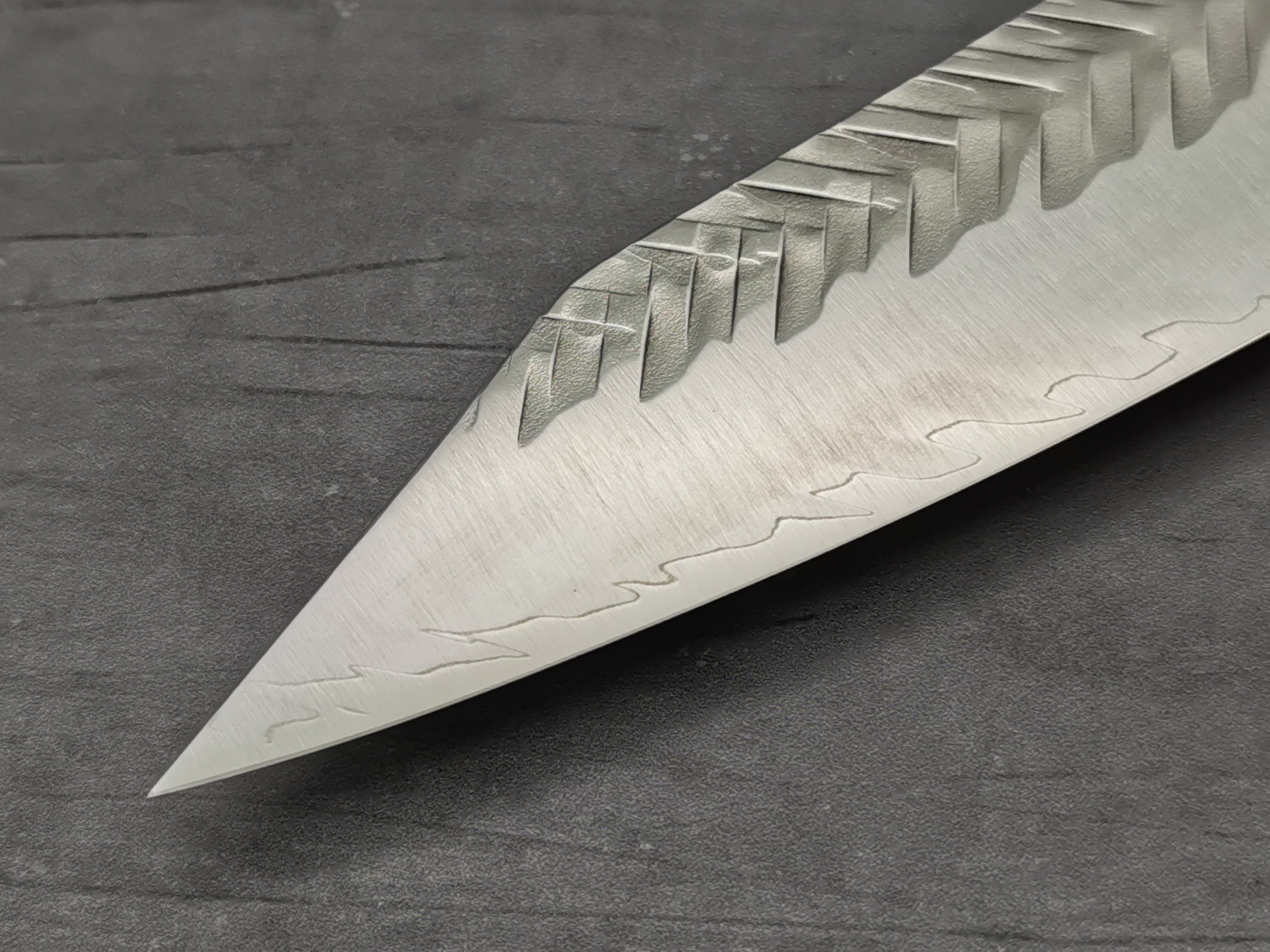 Yoshimi Kato SG2 V Tsuchime Kiritsuke Gyuto 210mm