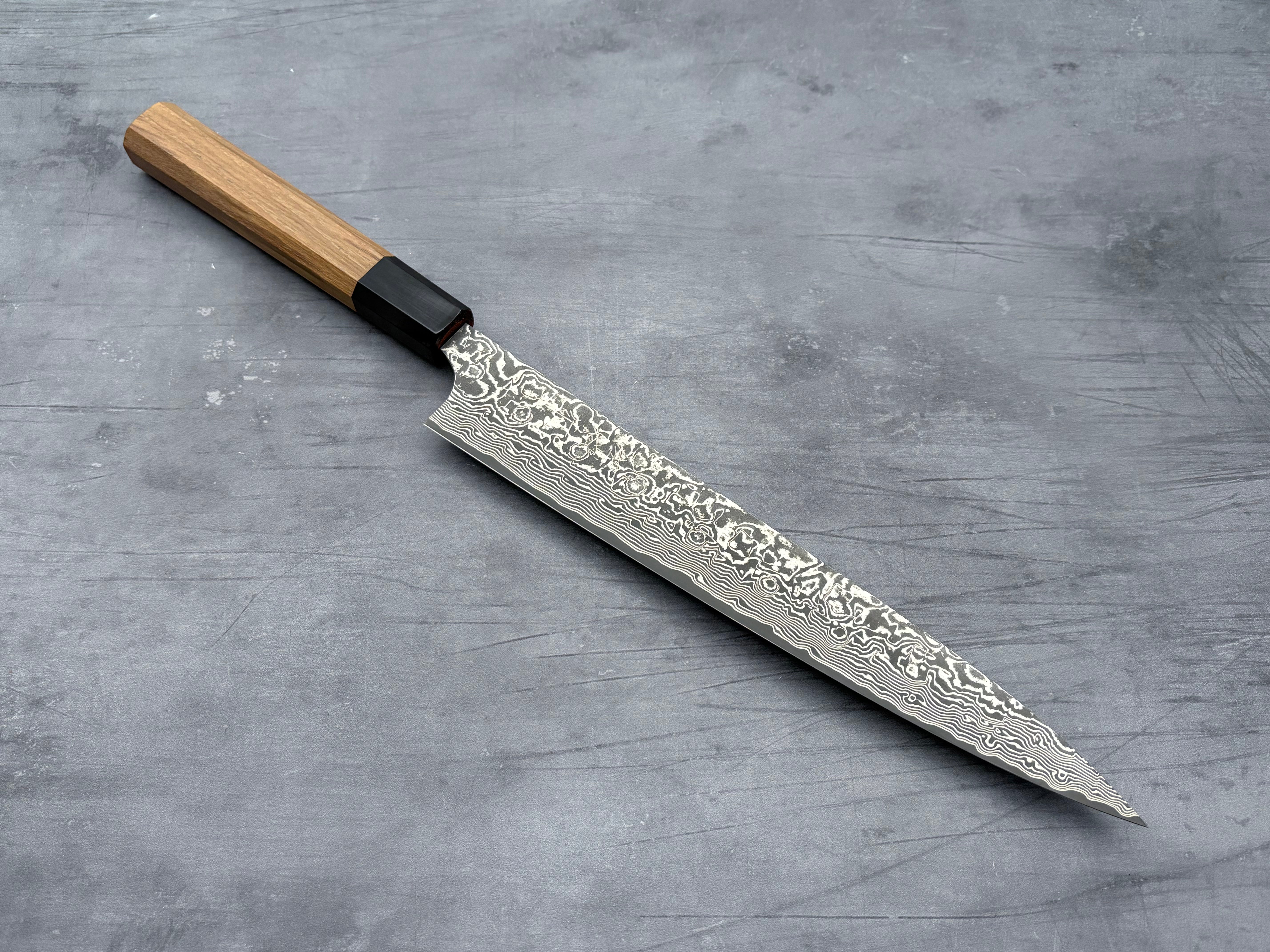 Takeshi Saji R2 Damascus Sujihiki 240mm