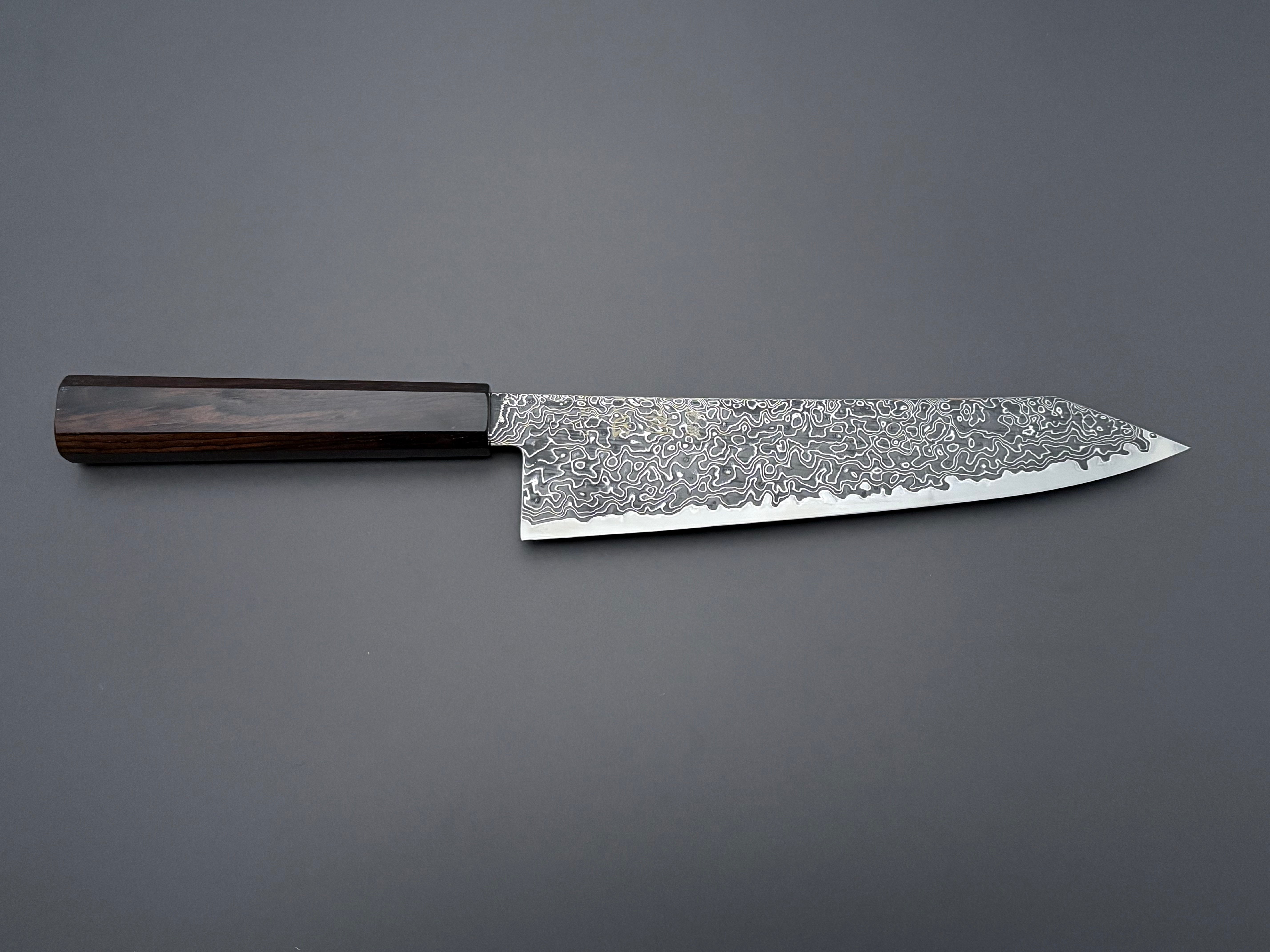 Hatsukokoro Ryuhyo SG2 Damascus Kiritsuke Gyuto 210mm