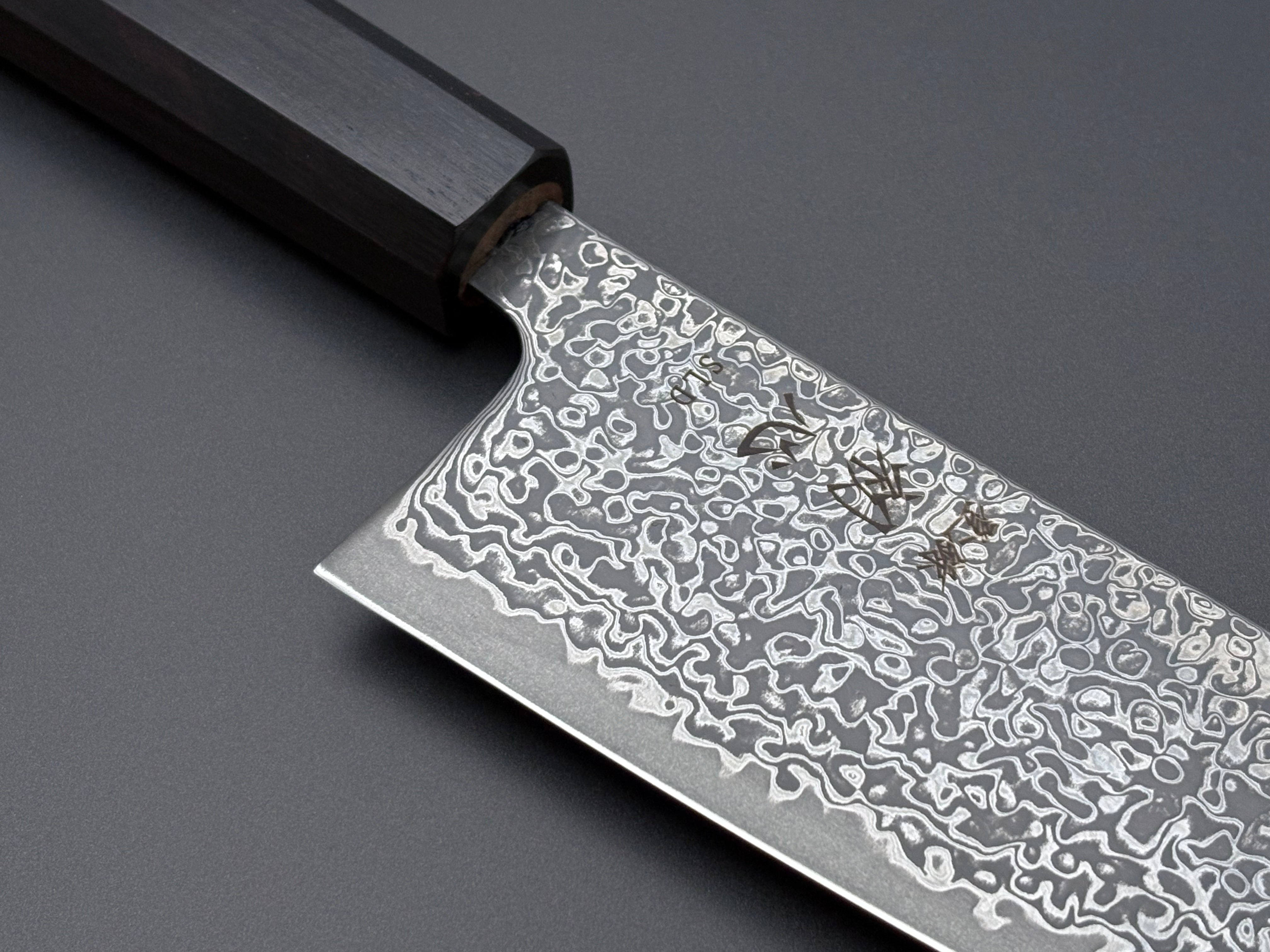 Hatsukokoro Hikari SLD Kurozome Damascus Gyuto 195mm