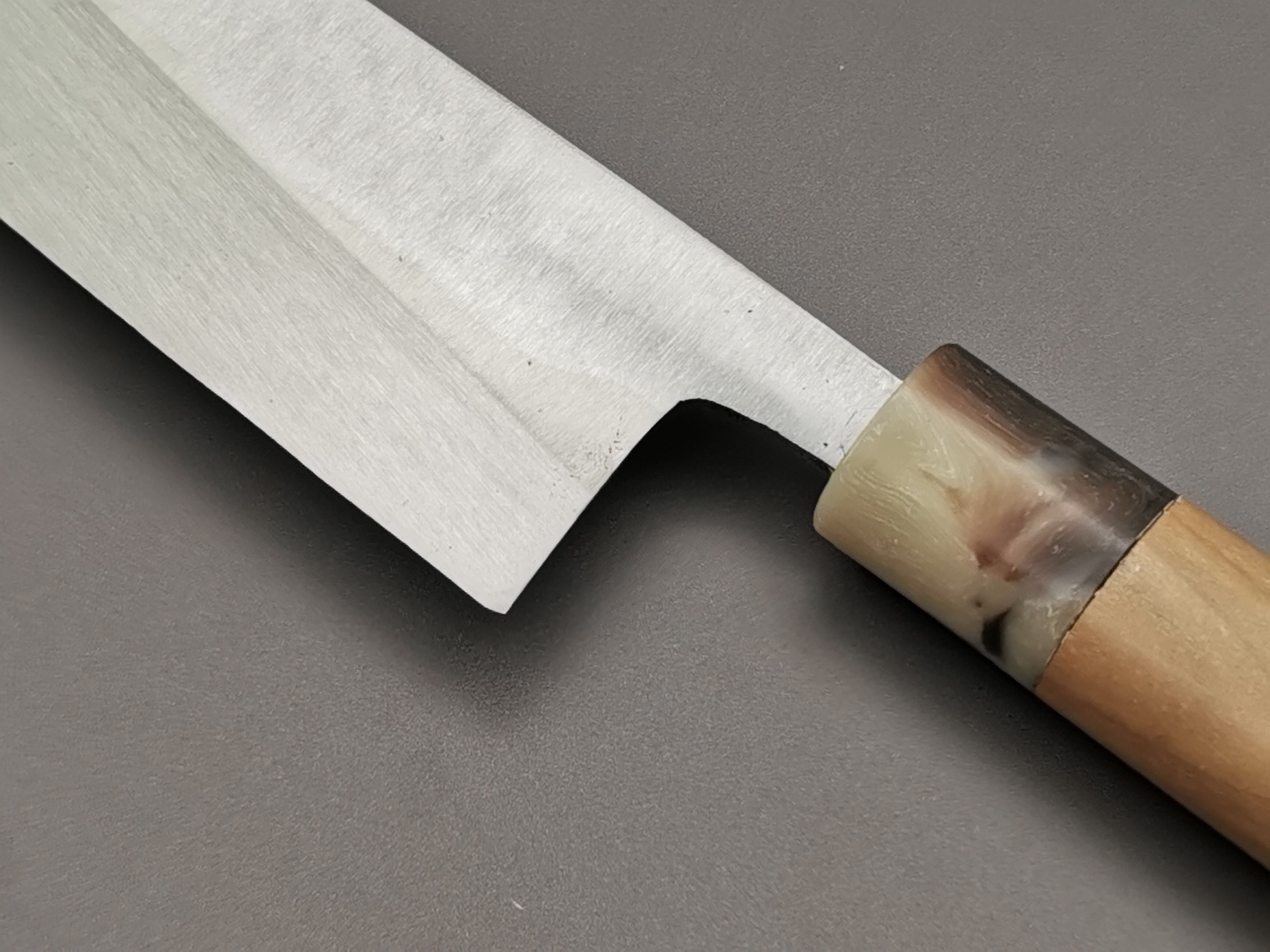Michio Ishikawa Blue #2 Single Bevel Santoku 180mm