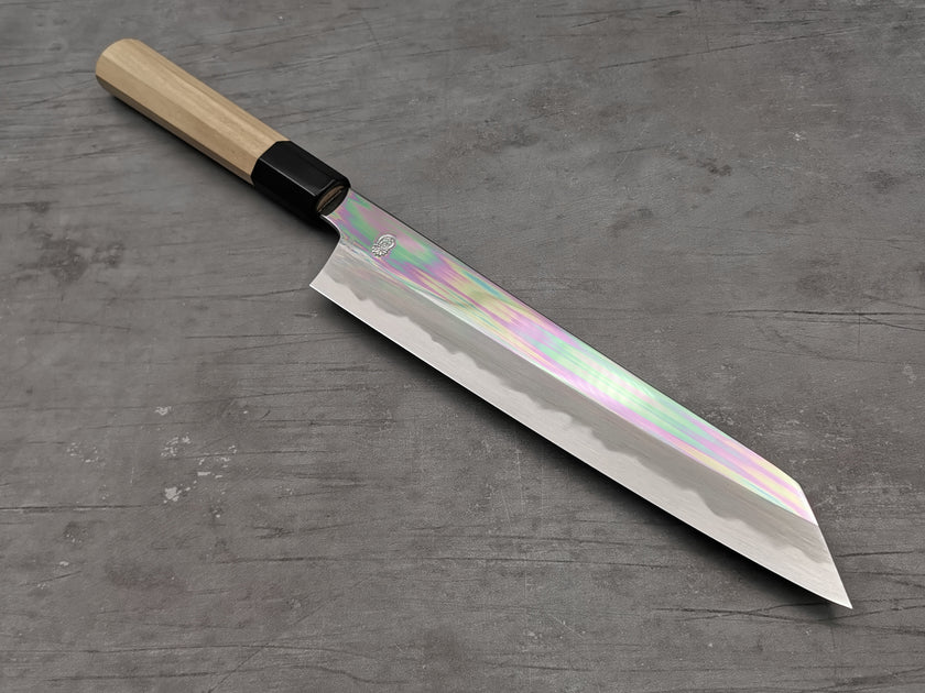 Sakai Kikumori Choyo Blue 1 Kiritsuke Gyuto 240mm Cutting Edge Knives