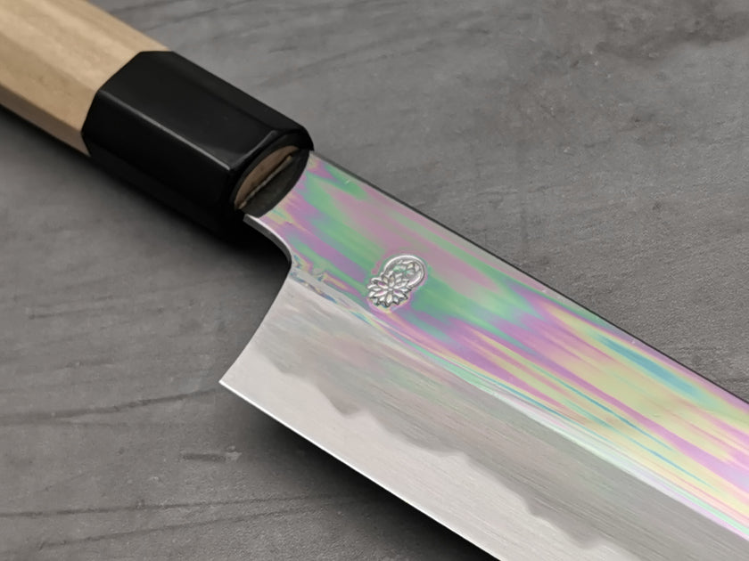 Sakai Kikumori Choyo Blue 1 Kiritsuke Gyuto 240mm Cutting Edge Knives